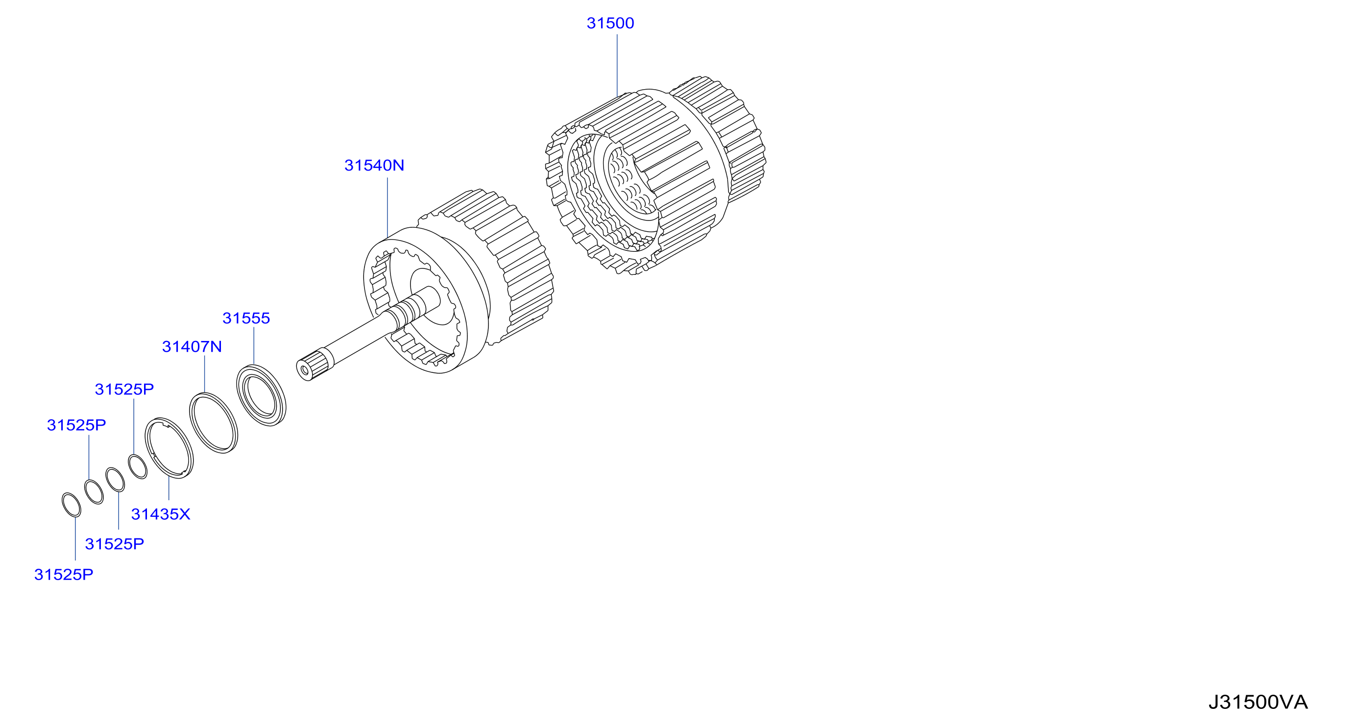 Clutch Band Servo Low Reverse Clutch Parts