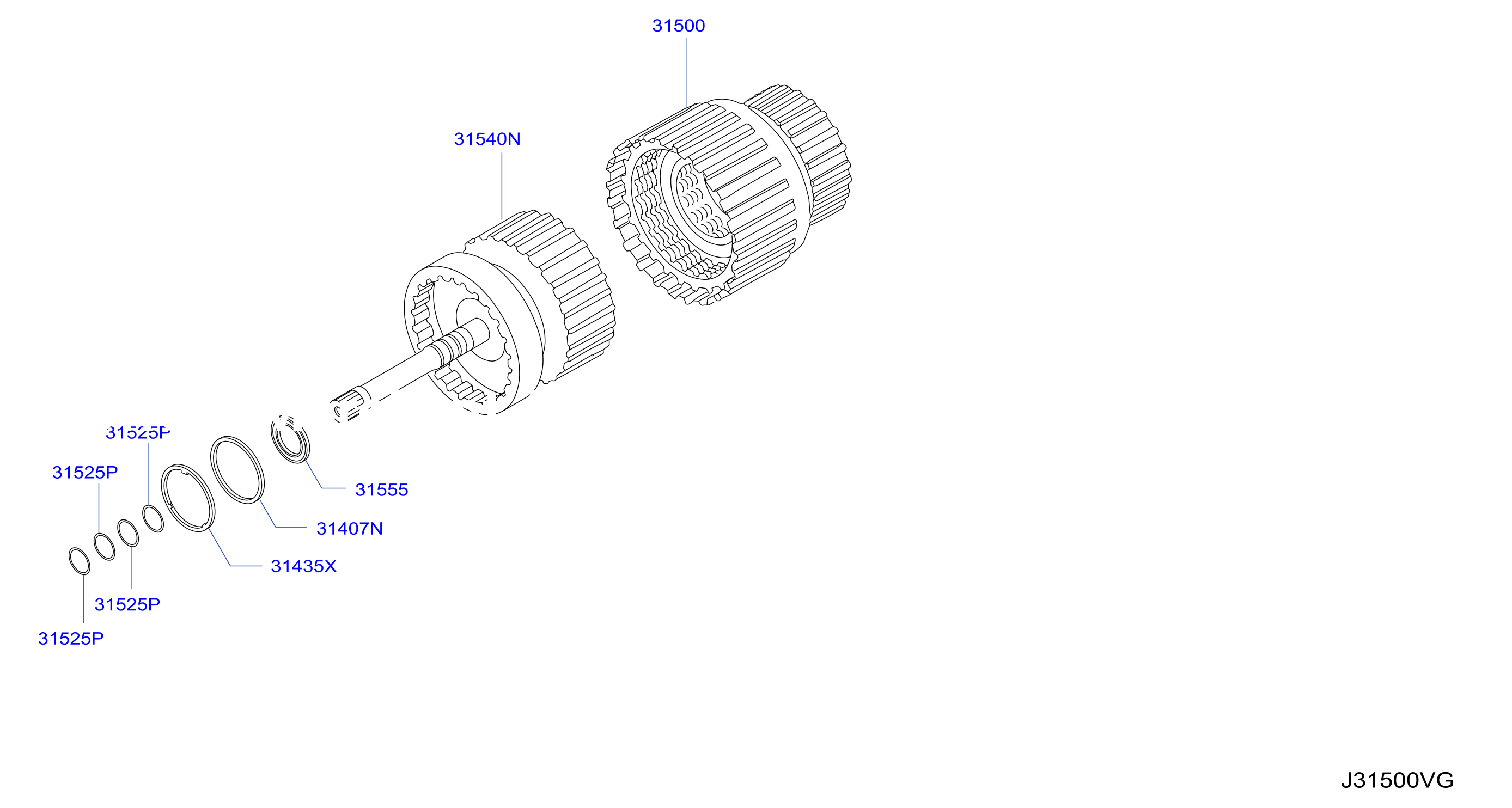 Clutch Band Servo Low Reverse Clutch Parts