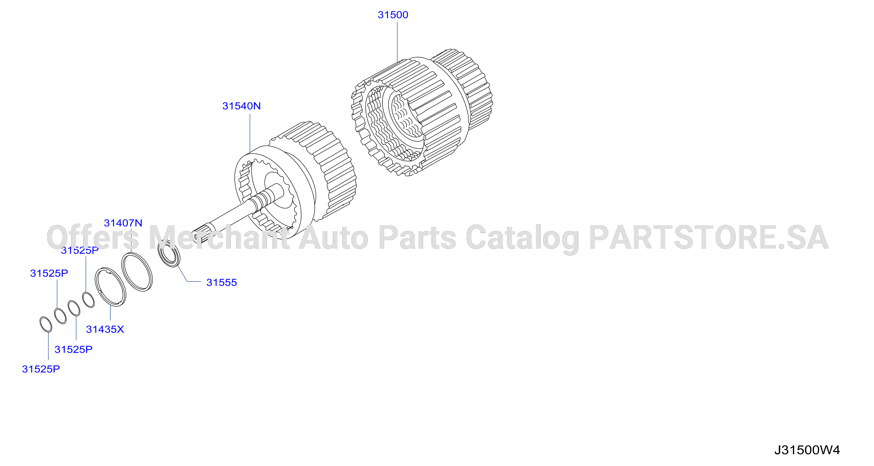 Clutch Band Servo Low Reverse Clutch Parts