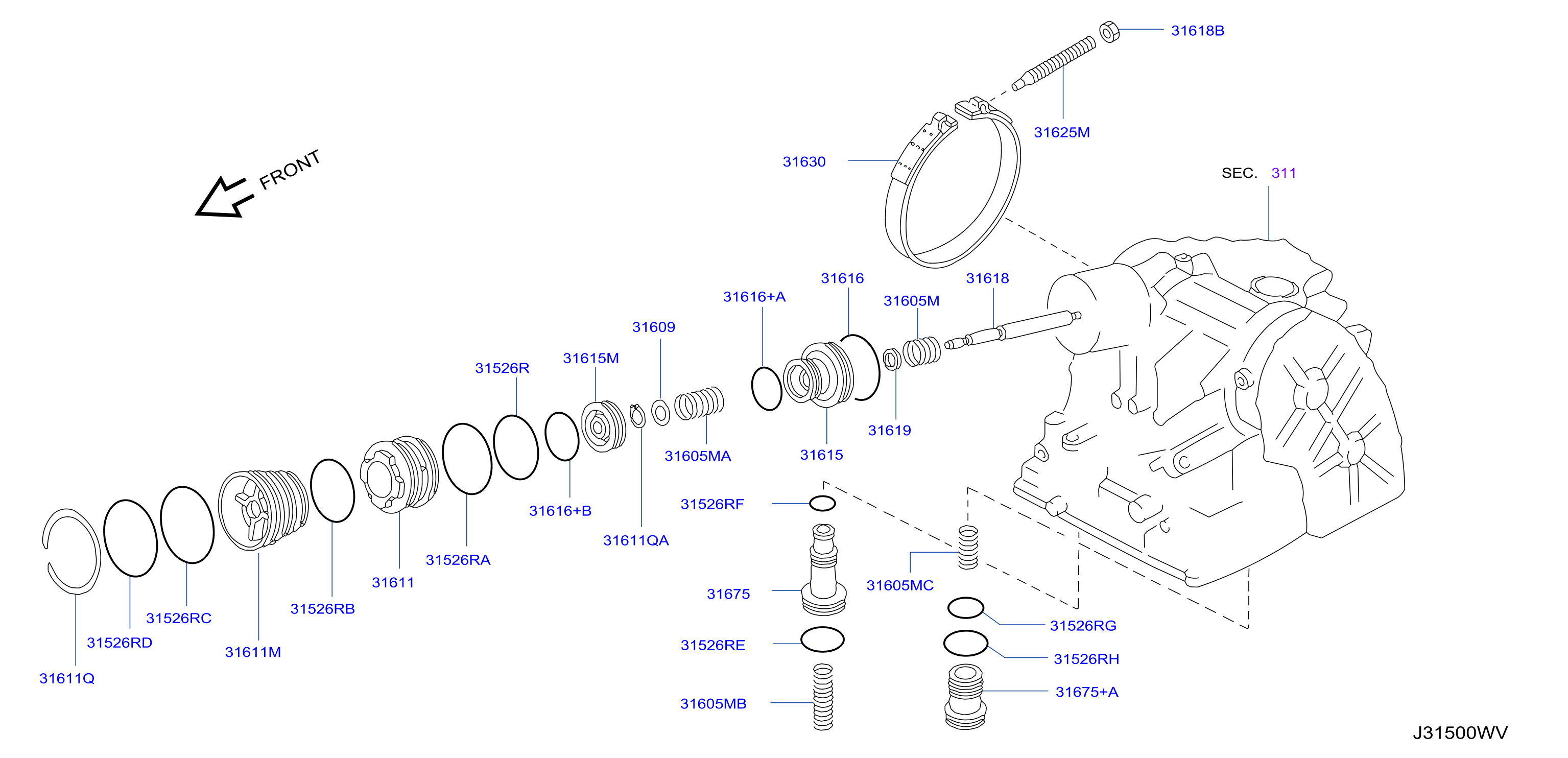 Clutch Band Servo Servo Parts