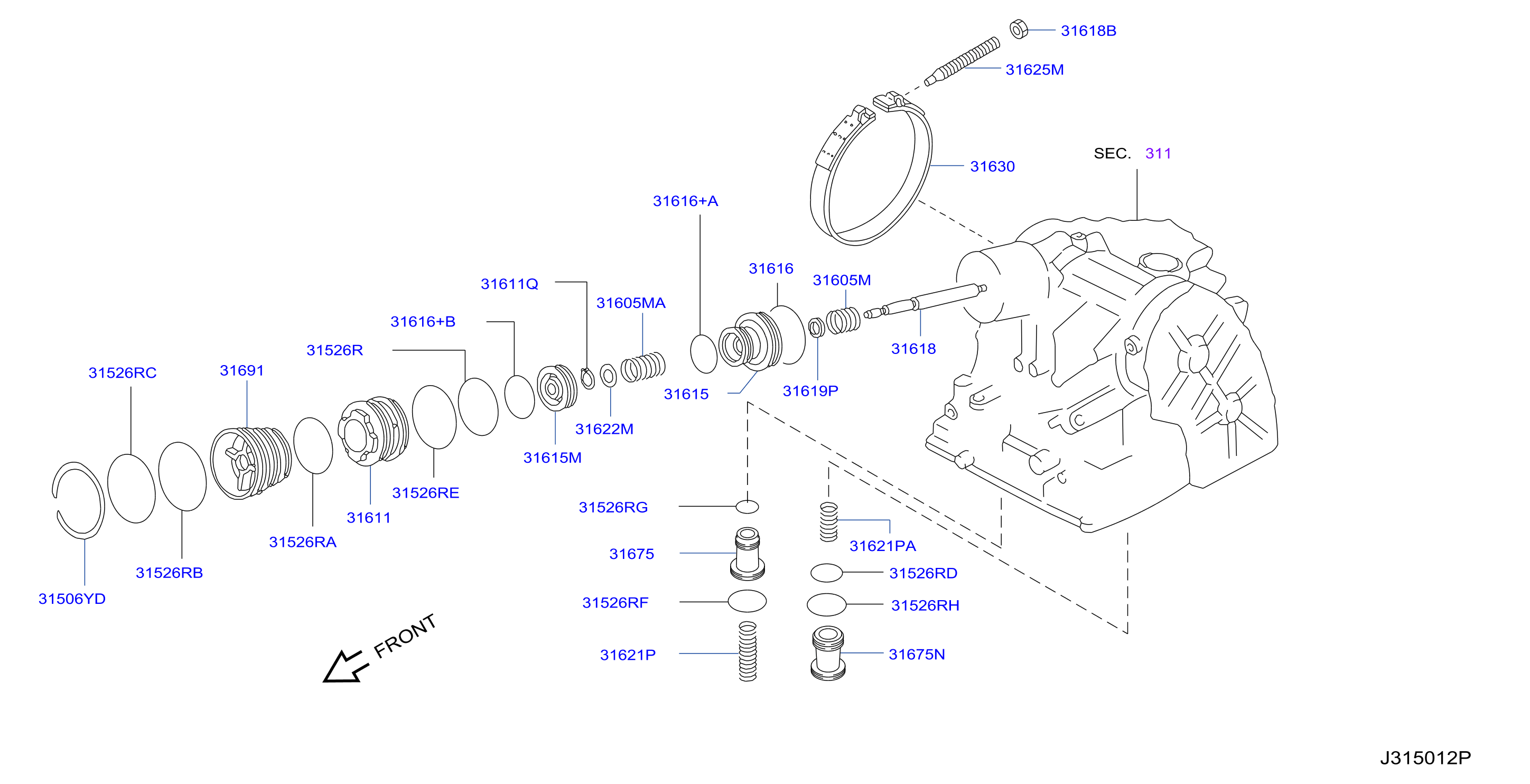 Clutch Band Servo Servo Parts