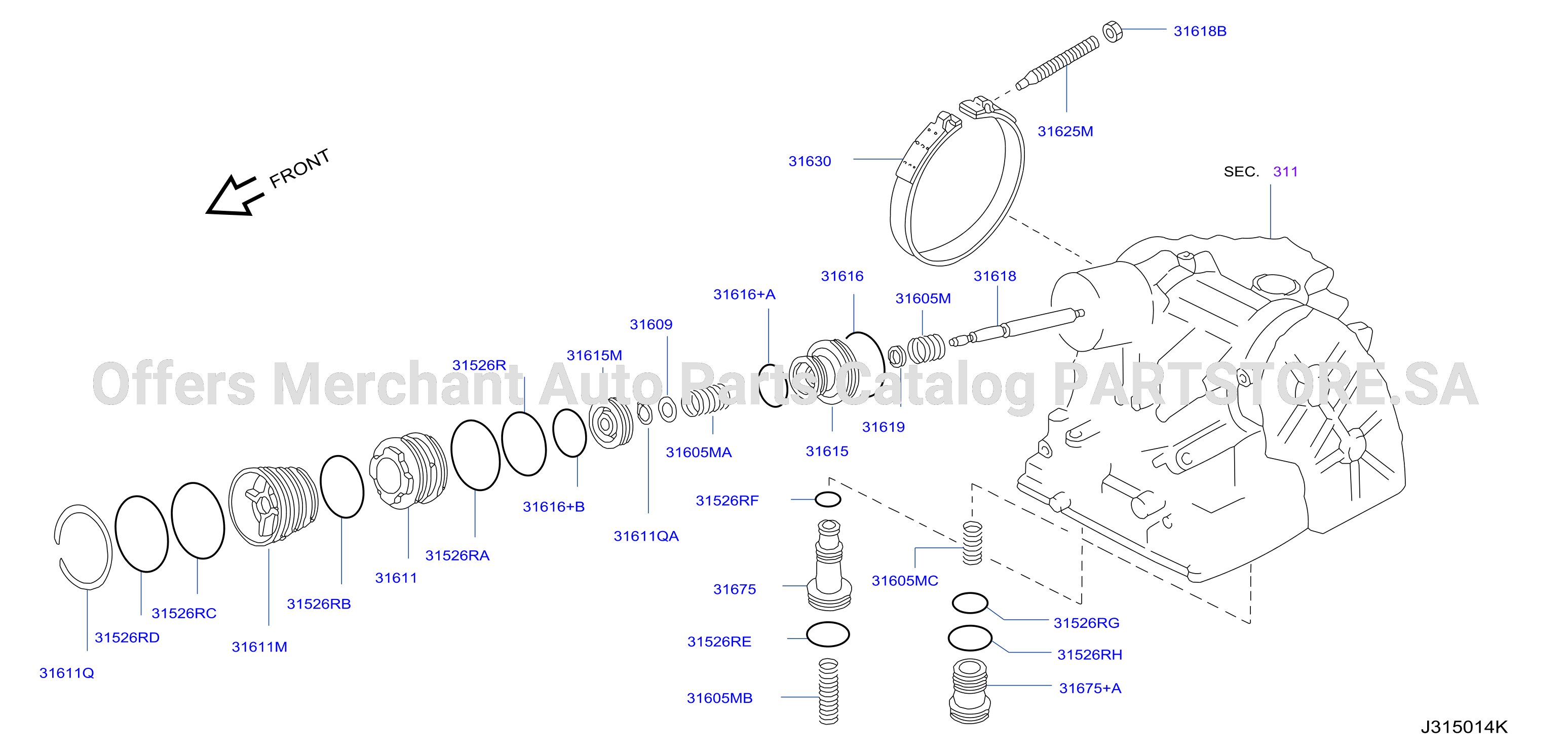 Clutch Band Servo Servo Parts 2