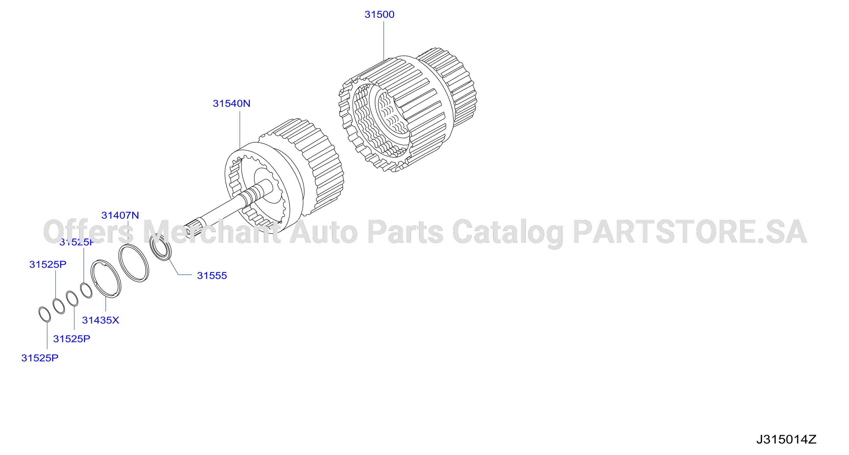 Clutch Band Servo Low Reverse Clutch Parts