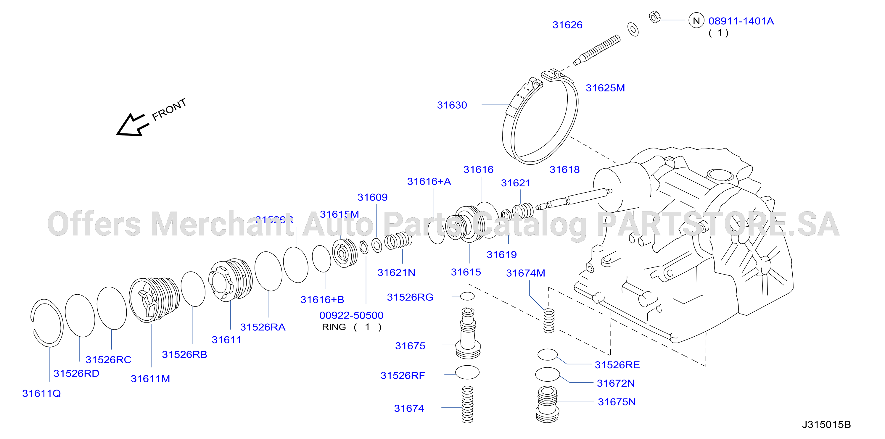 Clutch Band Servo Servo Parts