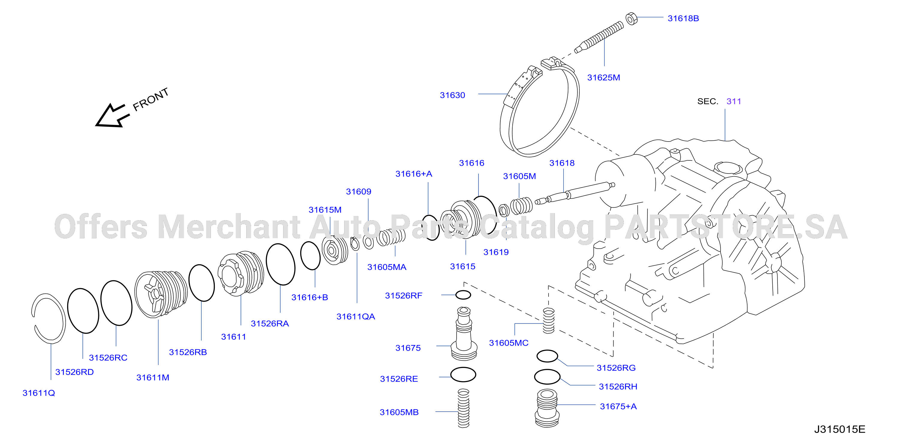 Clutch Band Servo Servo Parts