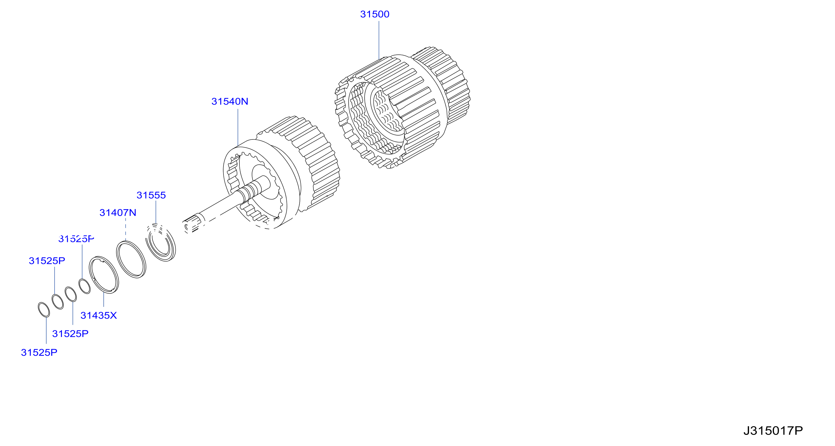 Clutch Band Servo Low Reverse Clutch Parts