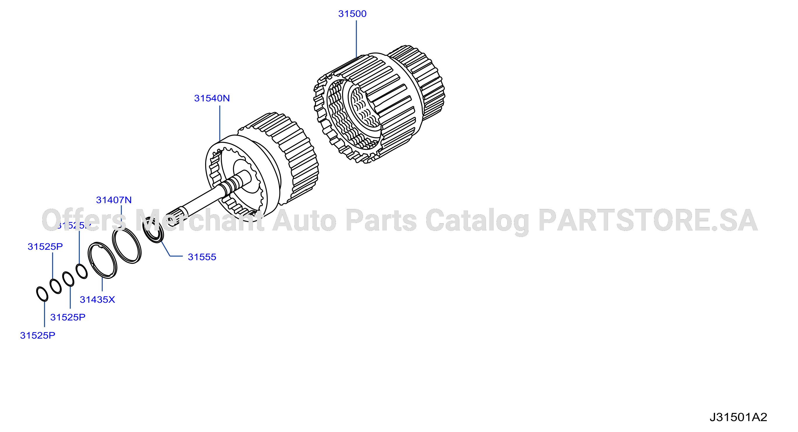 Clutch Band Servo Low Reverse Clutch Parts