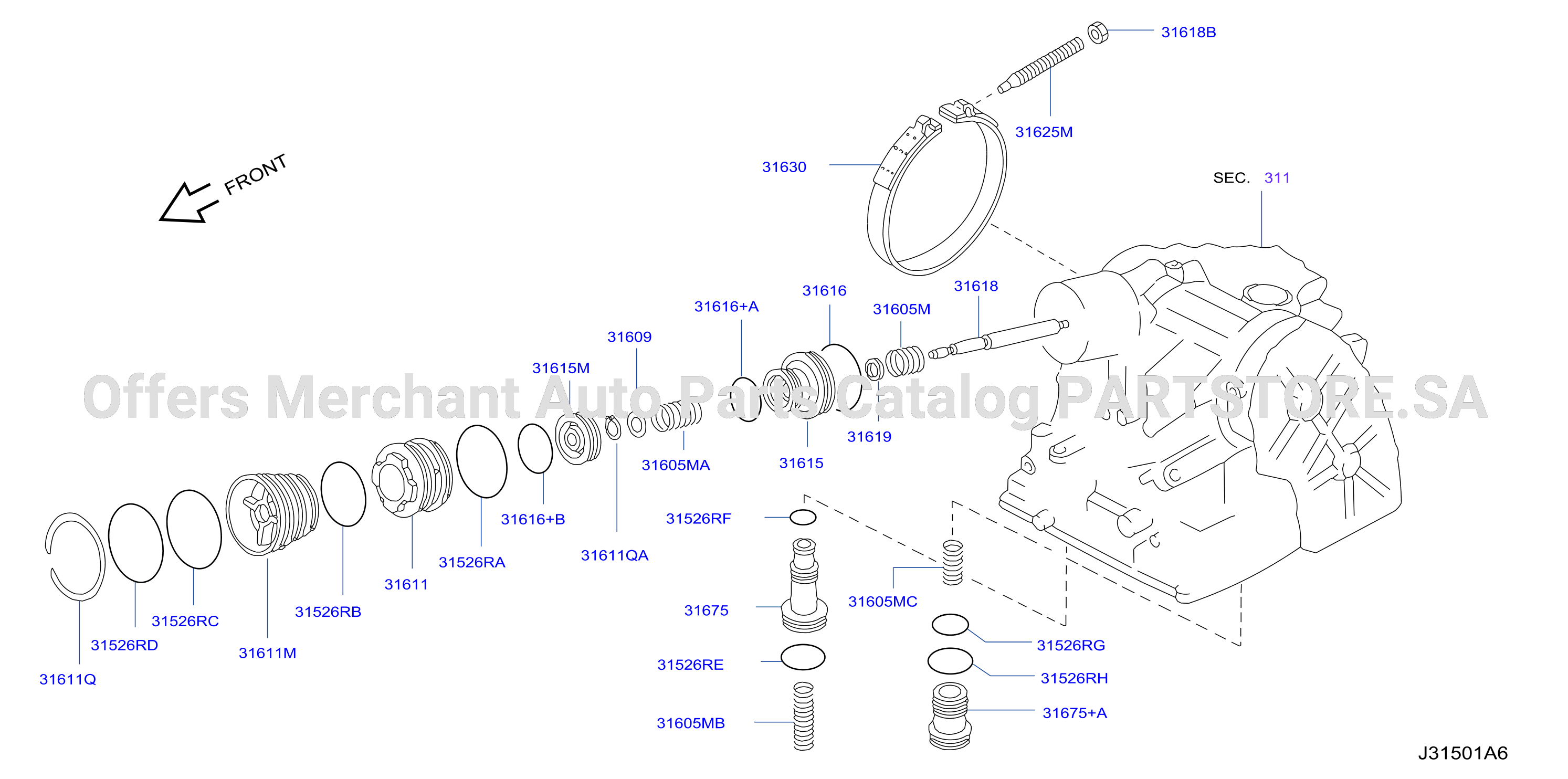 Clutch Band Servo Servo Parts