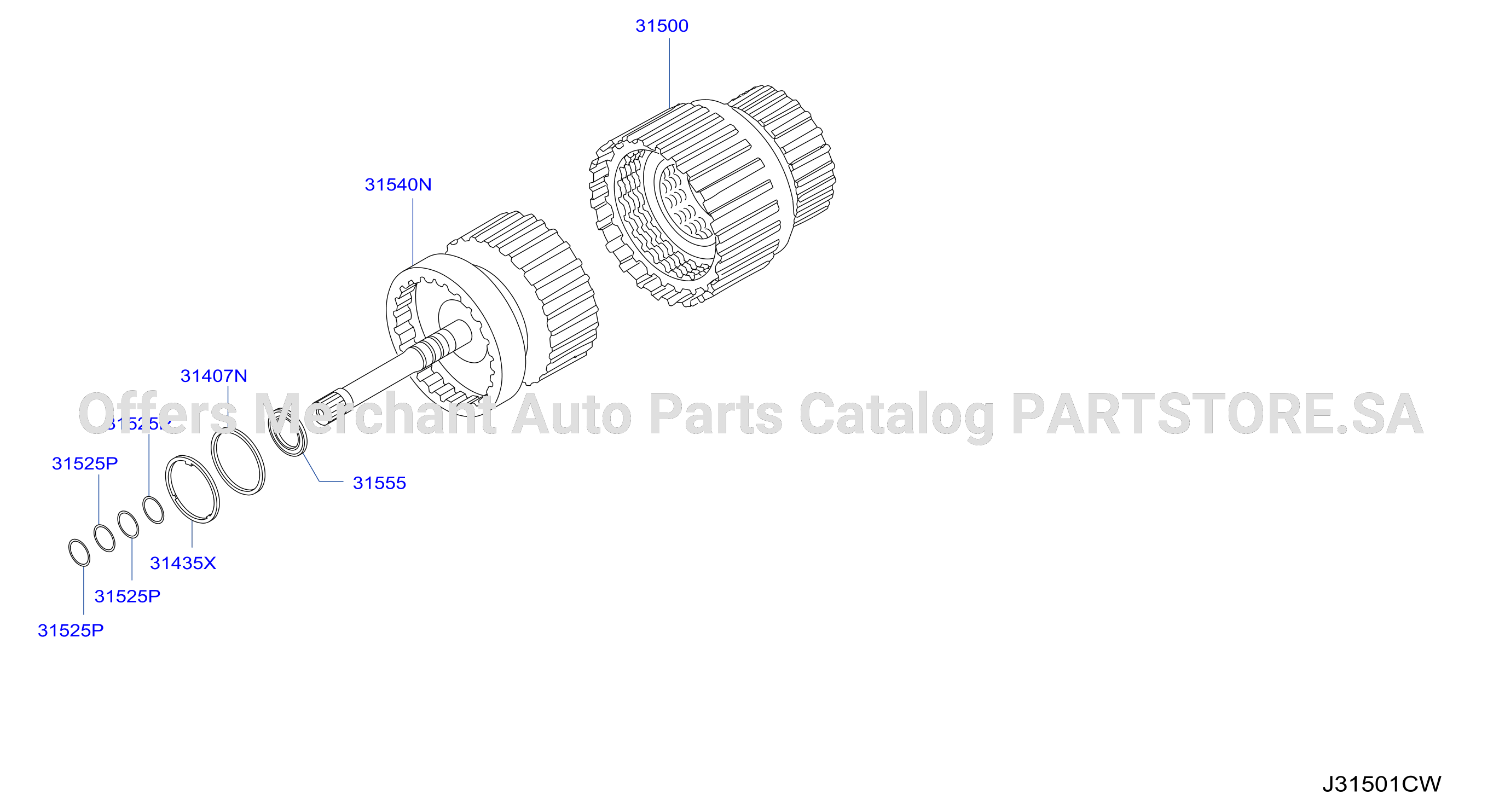 Clutch Band Servo Low Reverse Clutch Parts