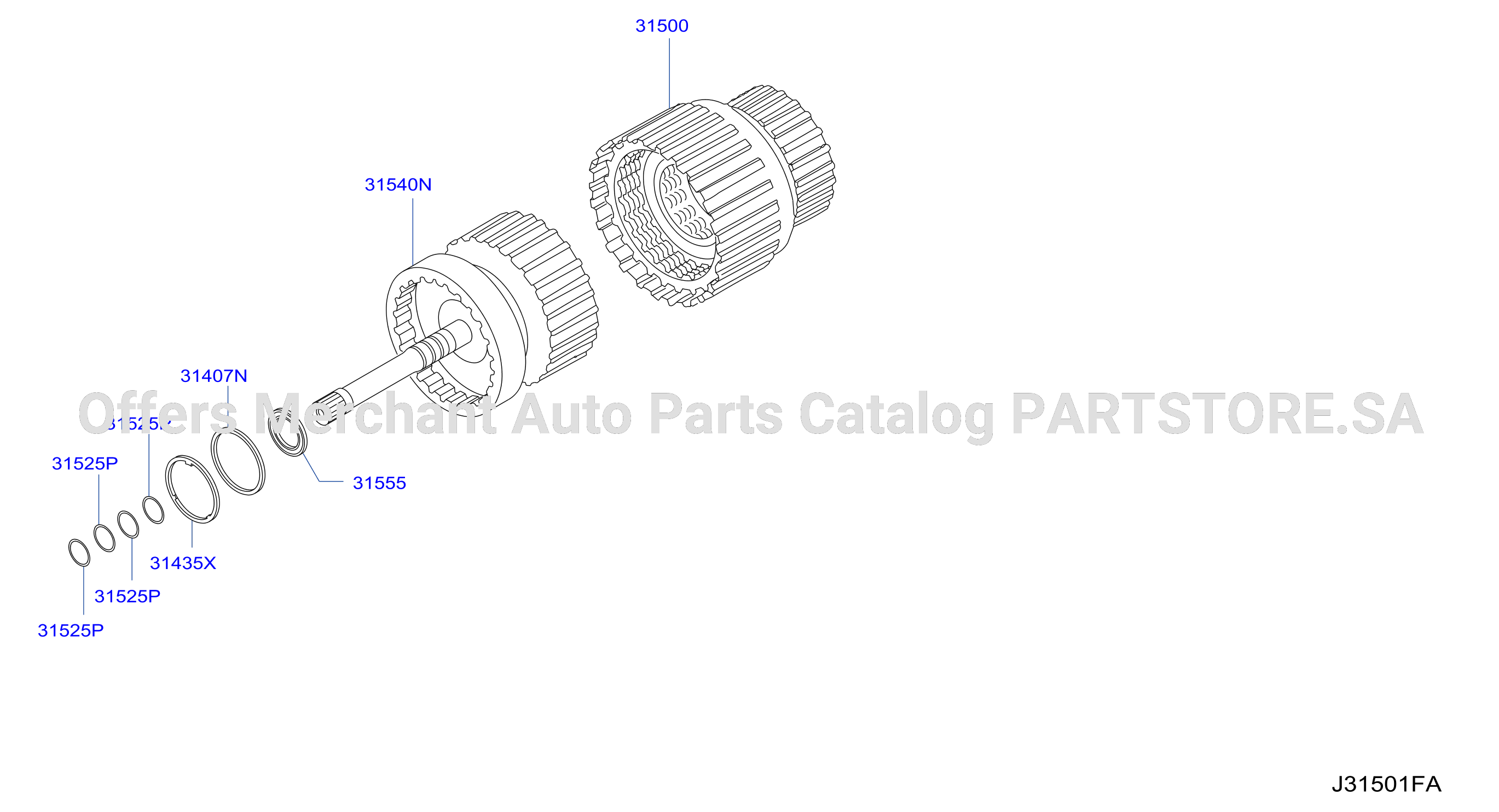 Clutch Band Servo Low Reverse Clutch Parts