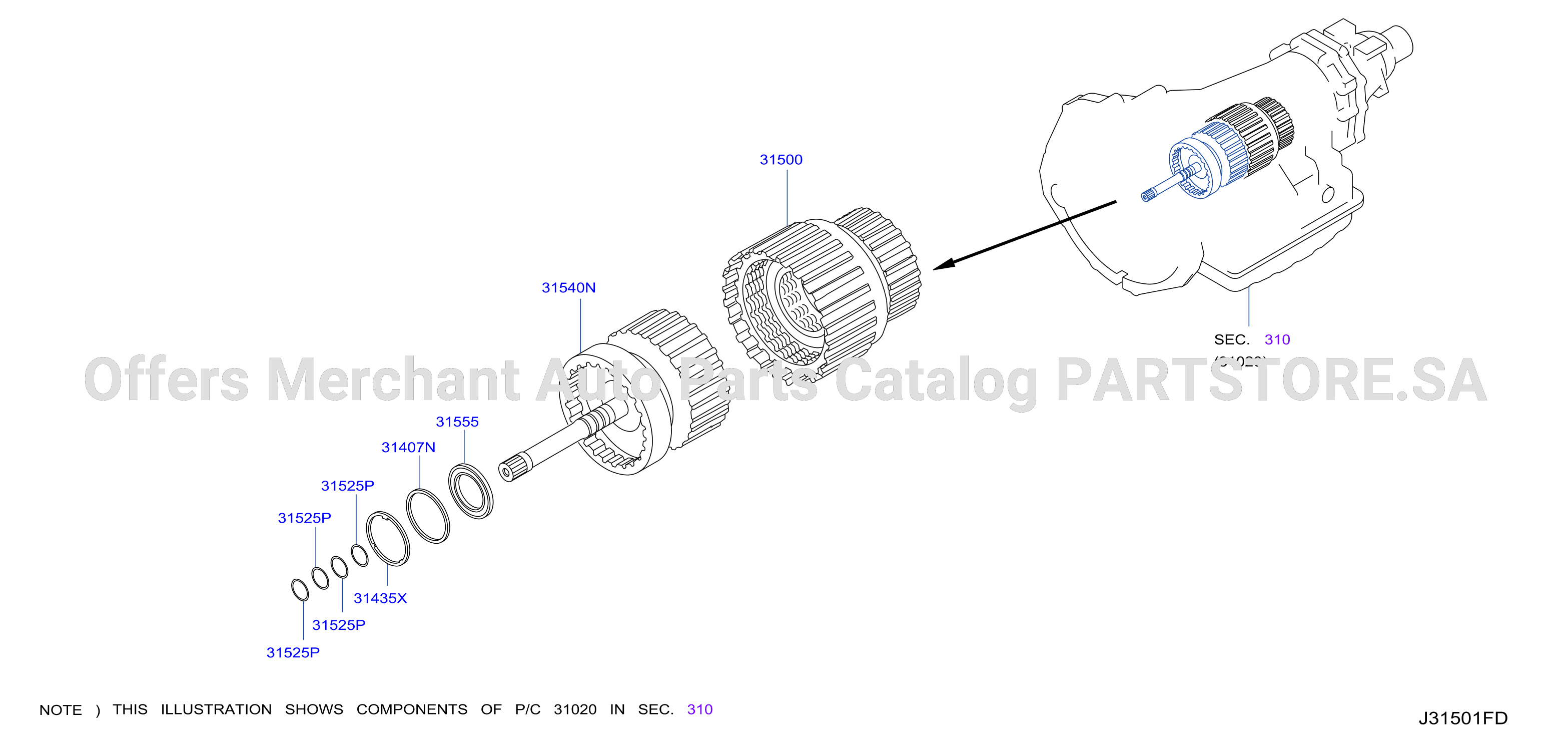 Clutch Band Servo Low Reverse Clutch Parts