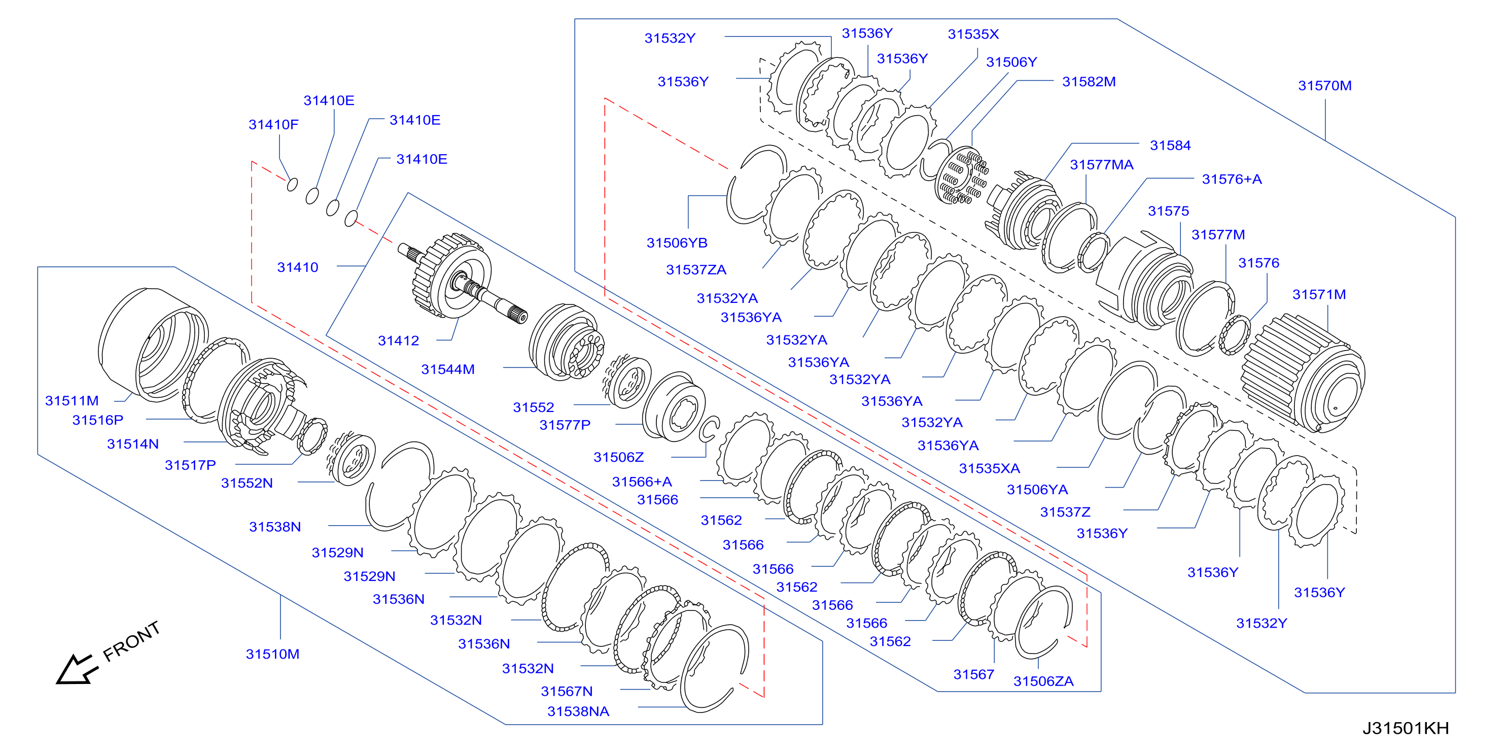 Clutch Band Servo Low Reverse Clutch Parts