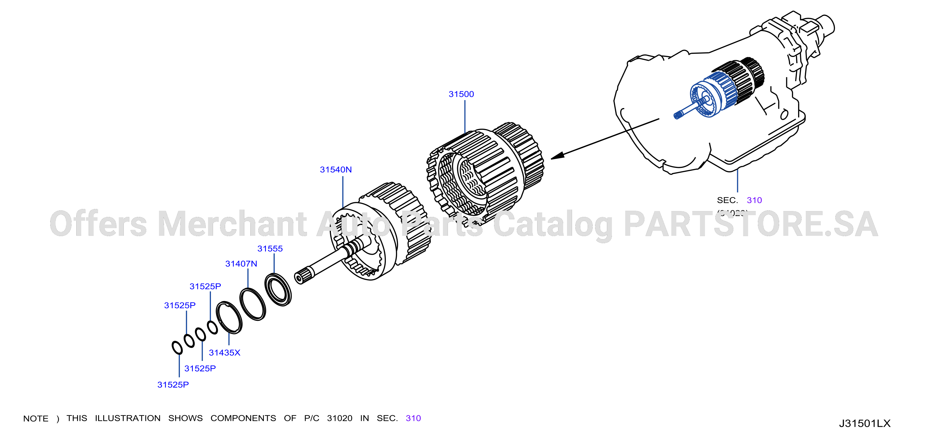 Clutch Band Servo Low Reverse Clutch Parts