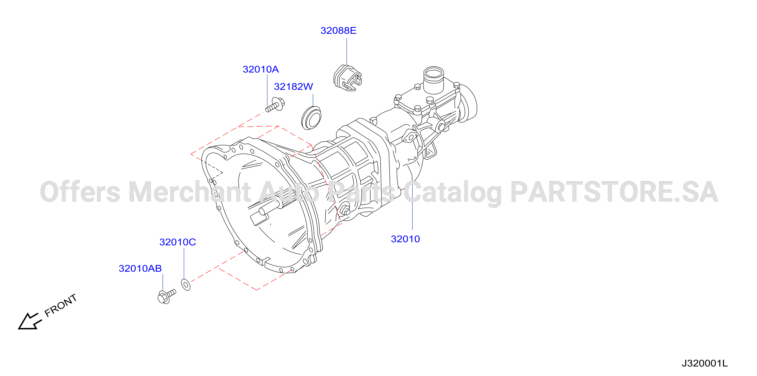 Manual Transmission Transaxle Fitting Fs5W71C