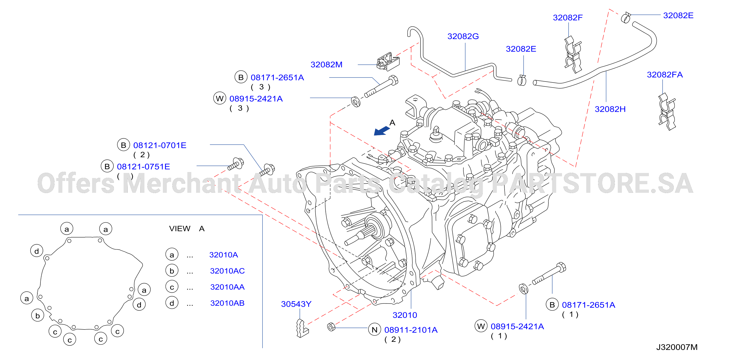 Manual Transmission Transaxle Fitting Fs5R50A