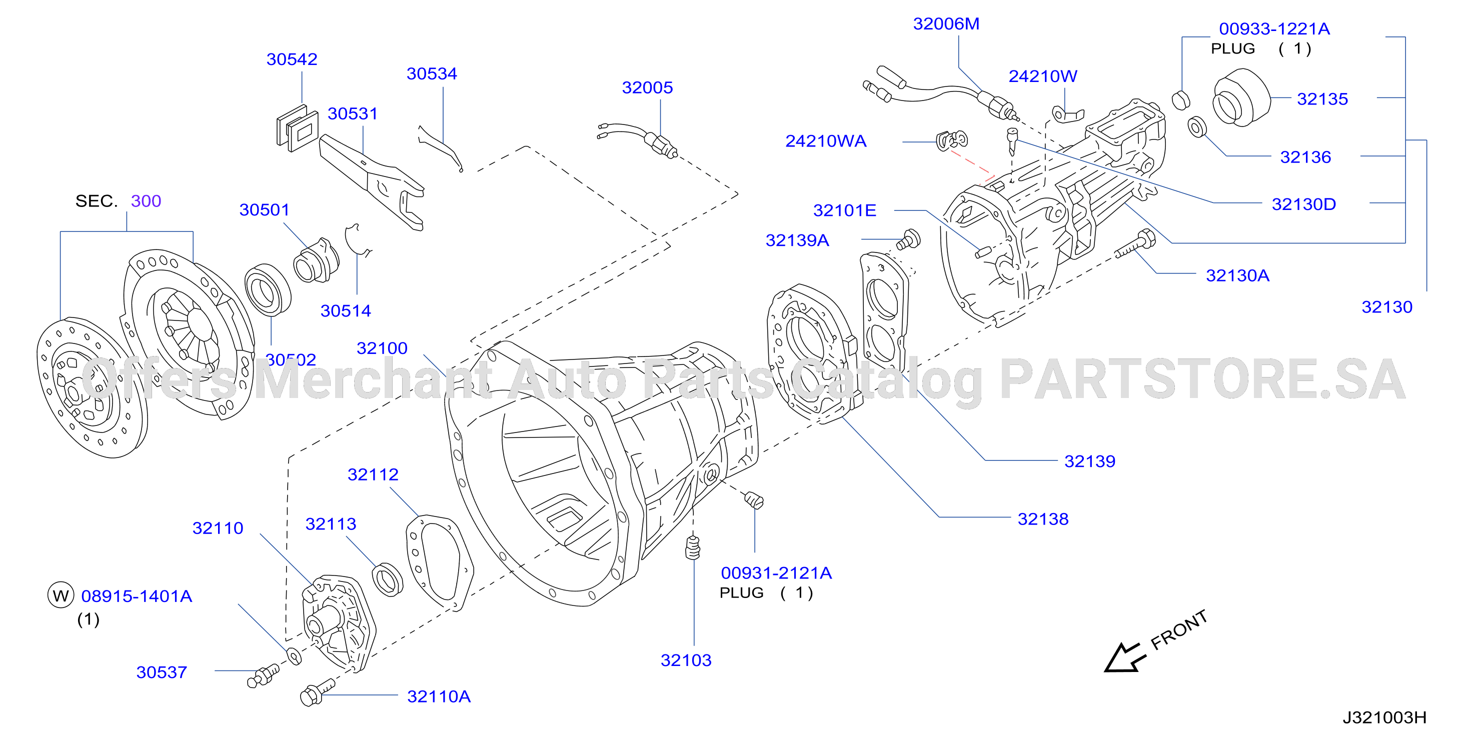 Transmission Case Clutch Release