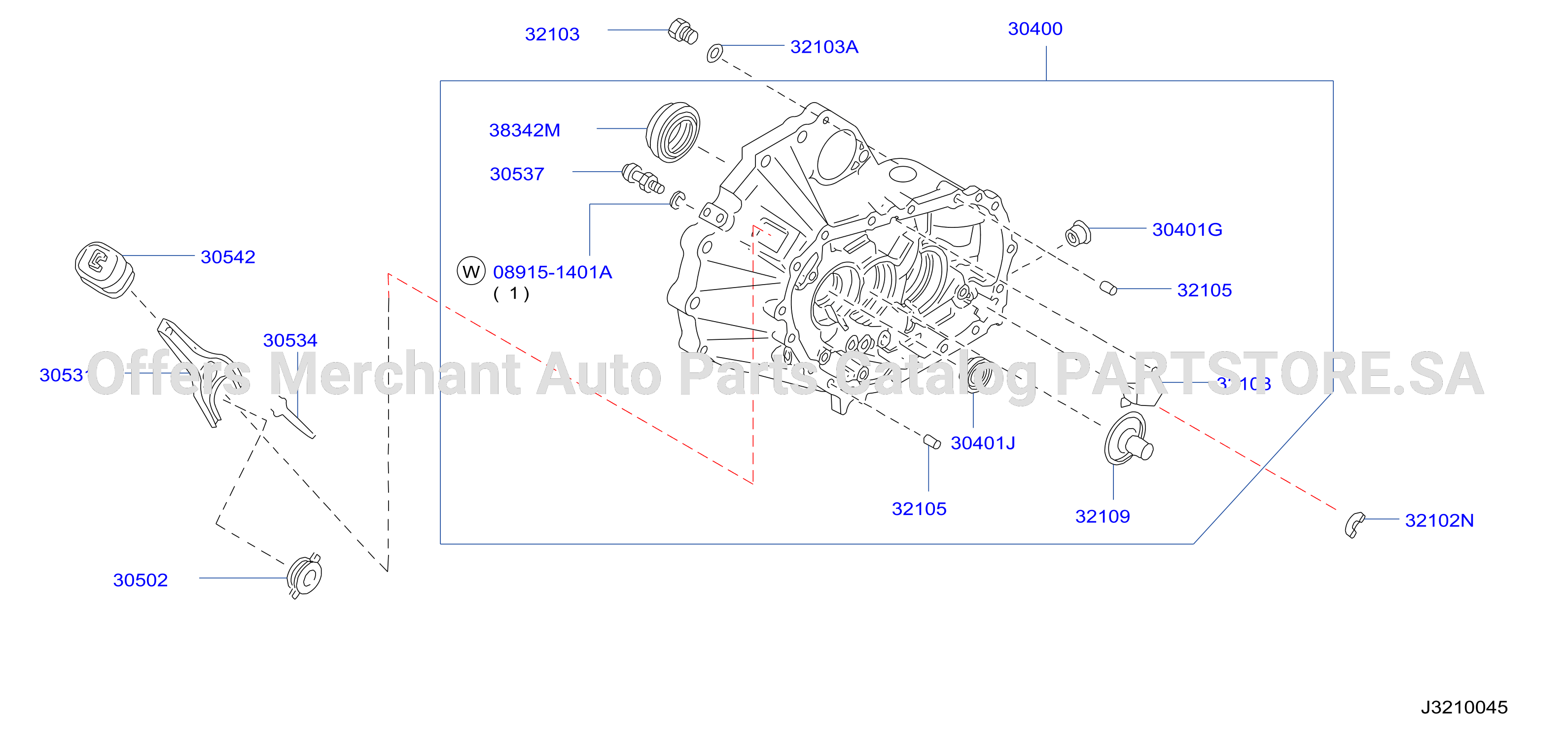 Transmission Case Clutch Release Clutch Housing