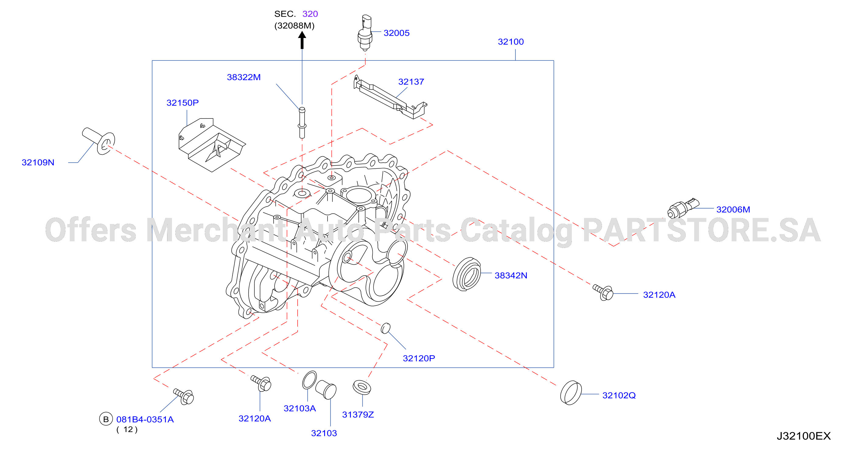 Transmission Case Clutch Release Transmission Case