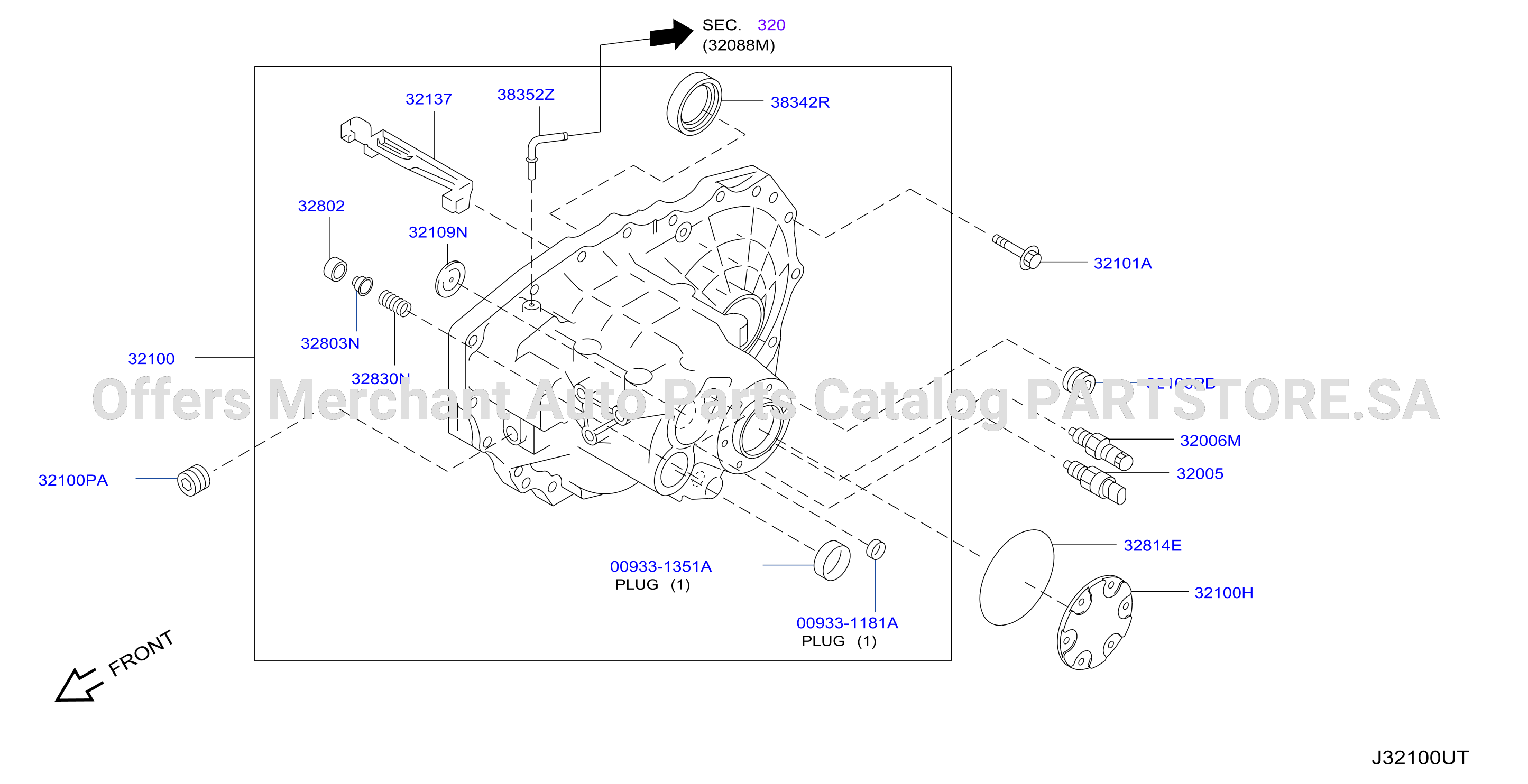 Transmission Case Clutch Release Transmission Case
