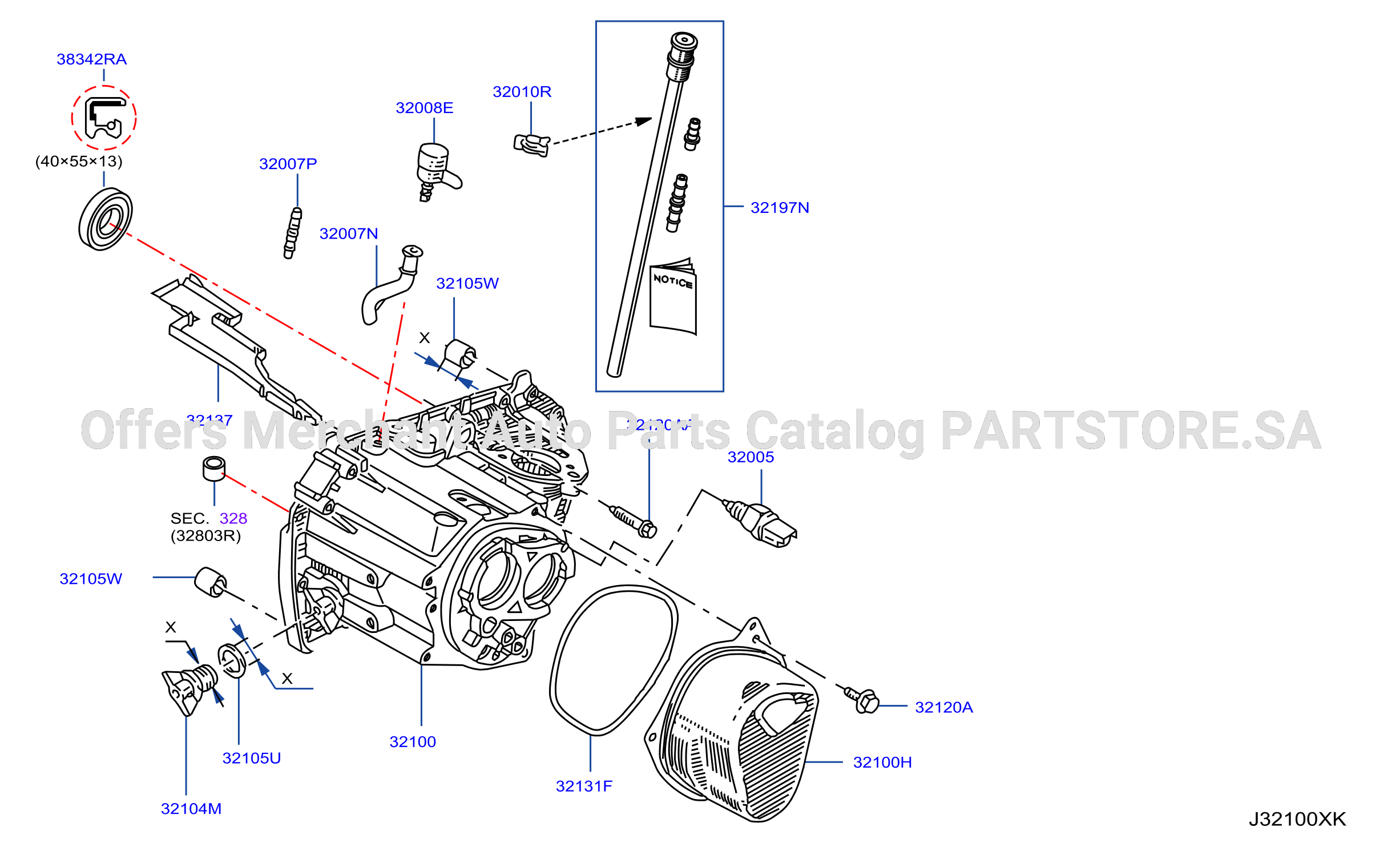 Transmission Case Clutch Release Mechanical Gearbox Housing