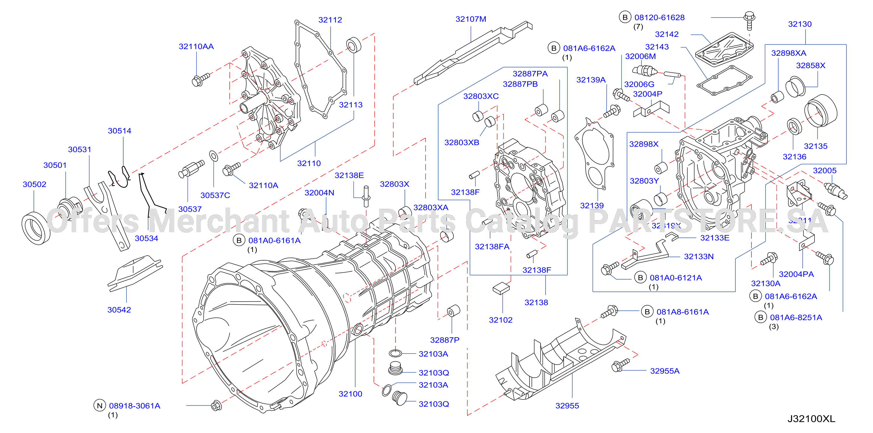 Transmission Case Clutch Release