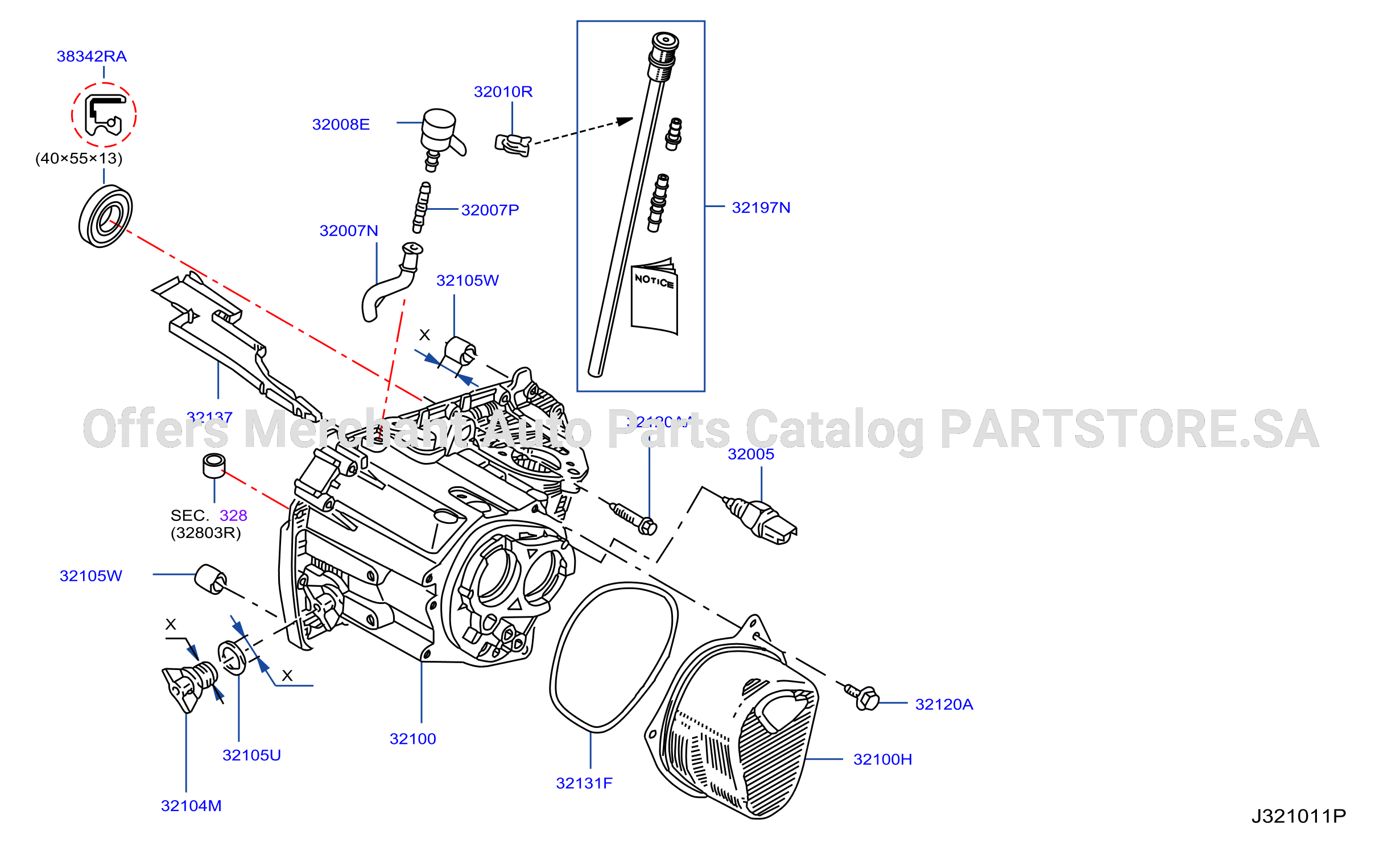 Transmission Case Clutch Release Mechanical Gearbox Housing