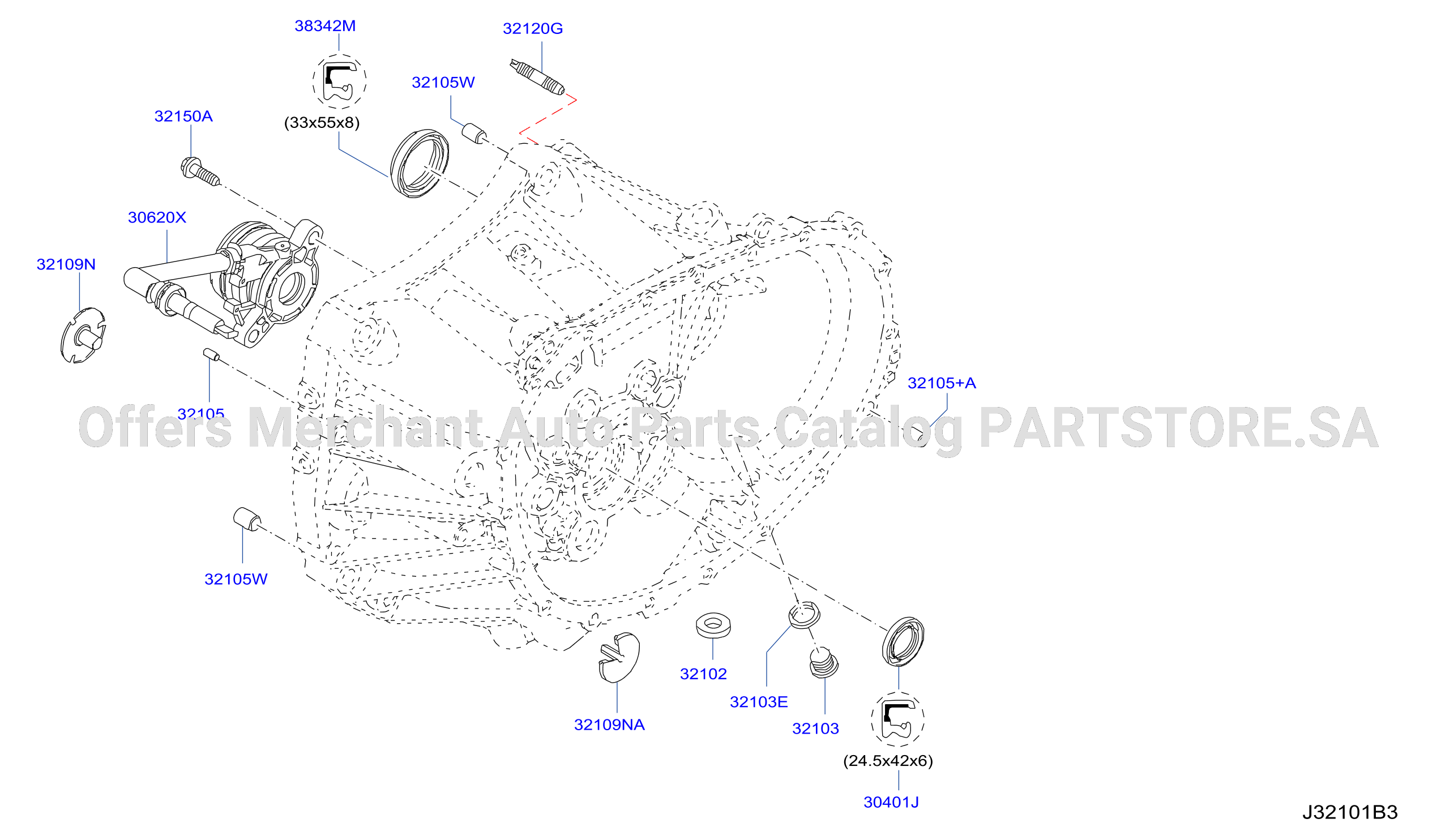 Transmission Case Clutch Release Clutch Release