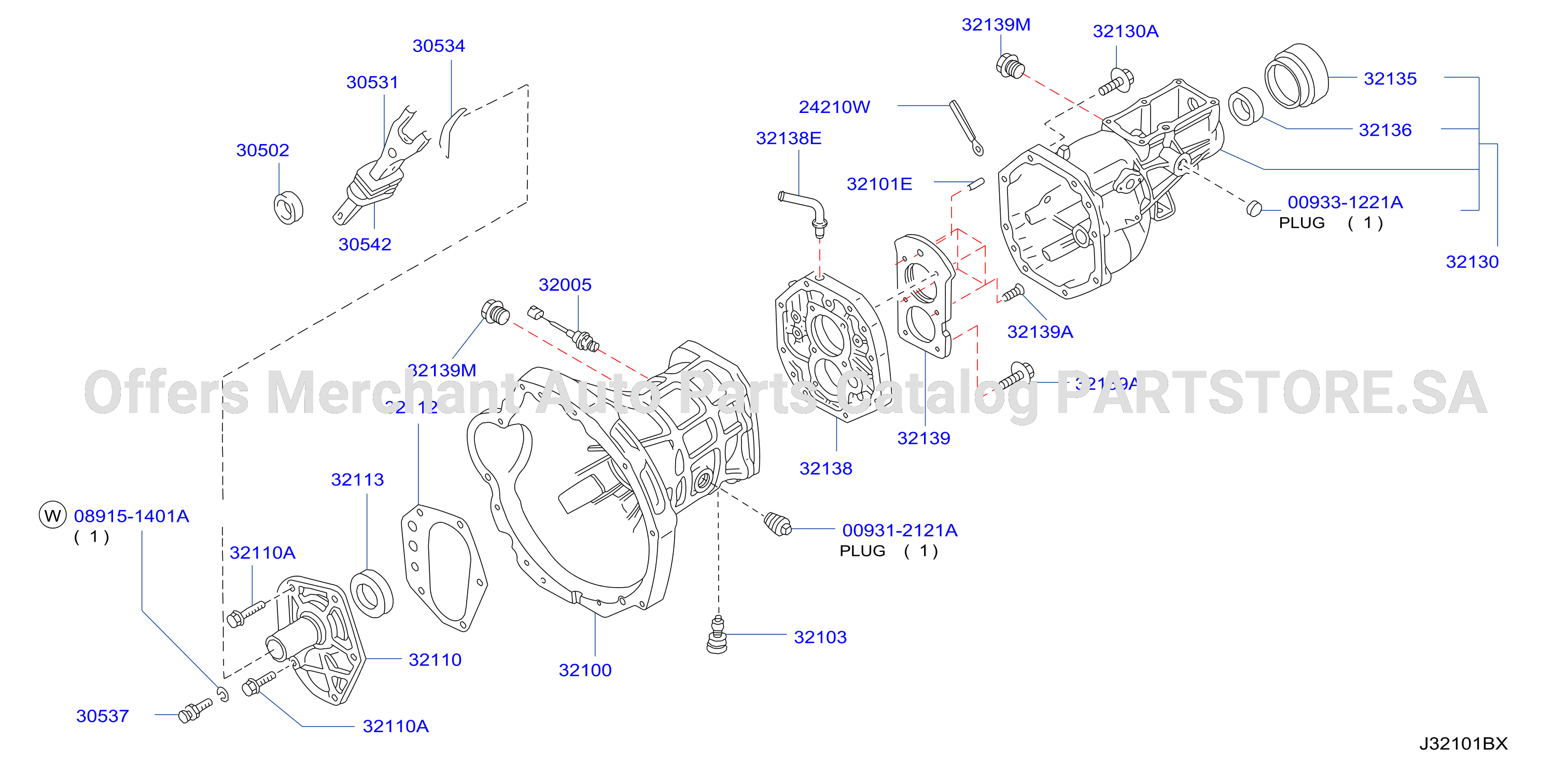 Transmission Case Clutch Release