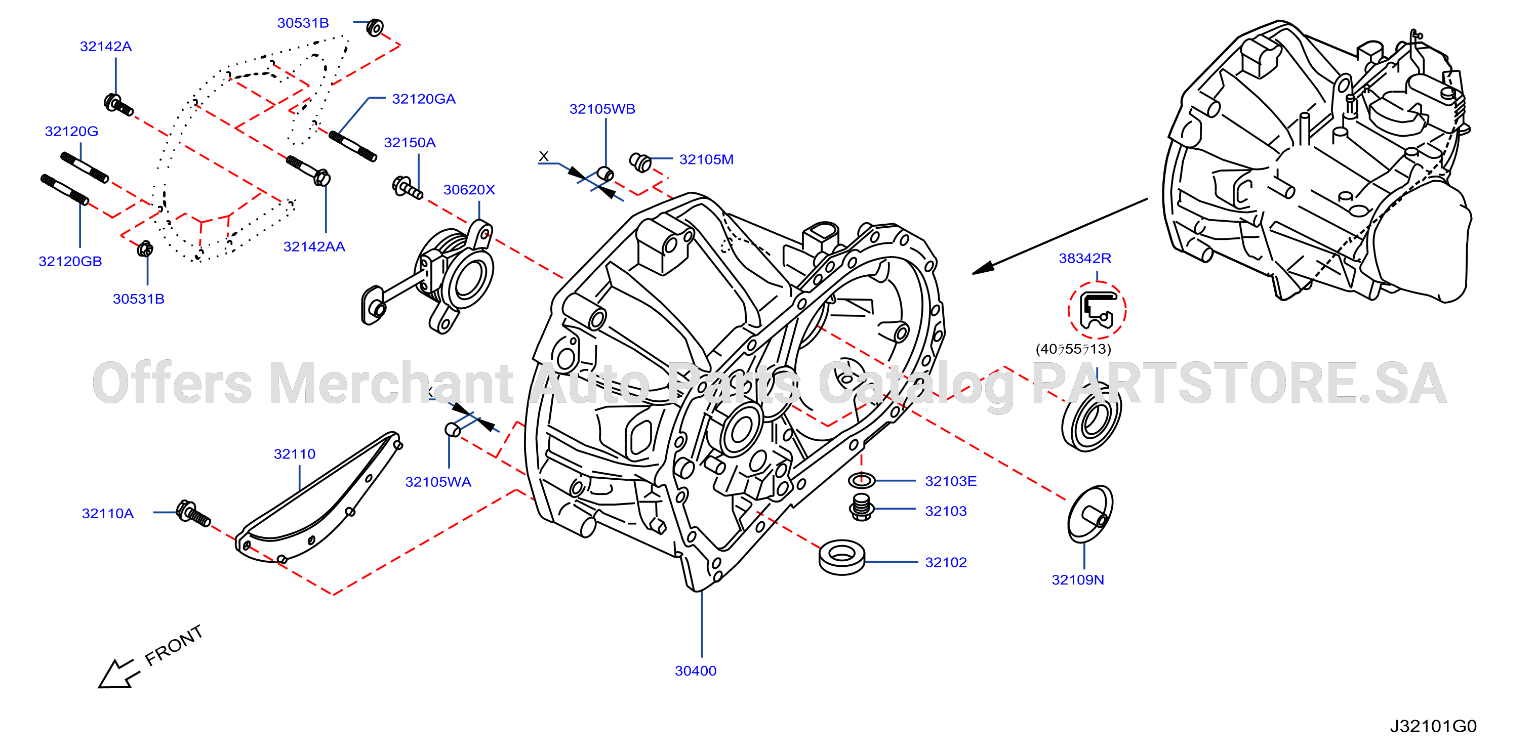 Transmission Case Clutch Release Clutch Case