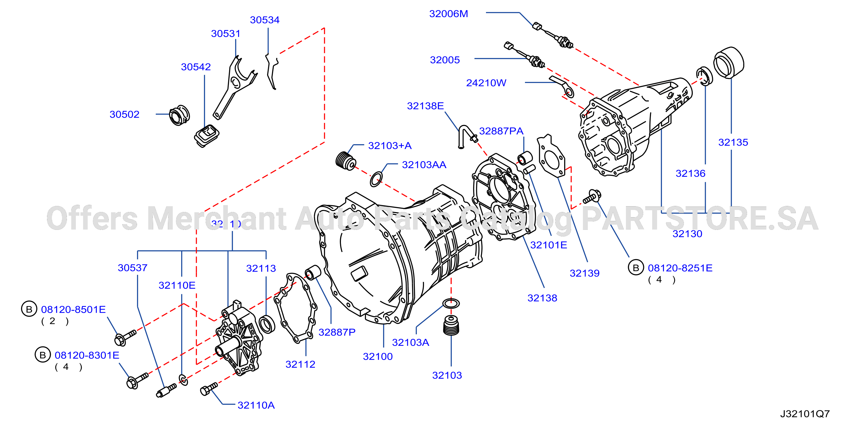 Transmission Case Clutch Release