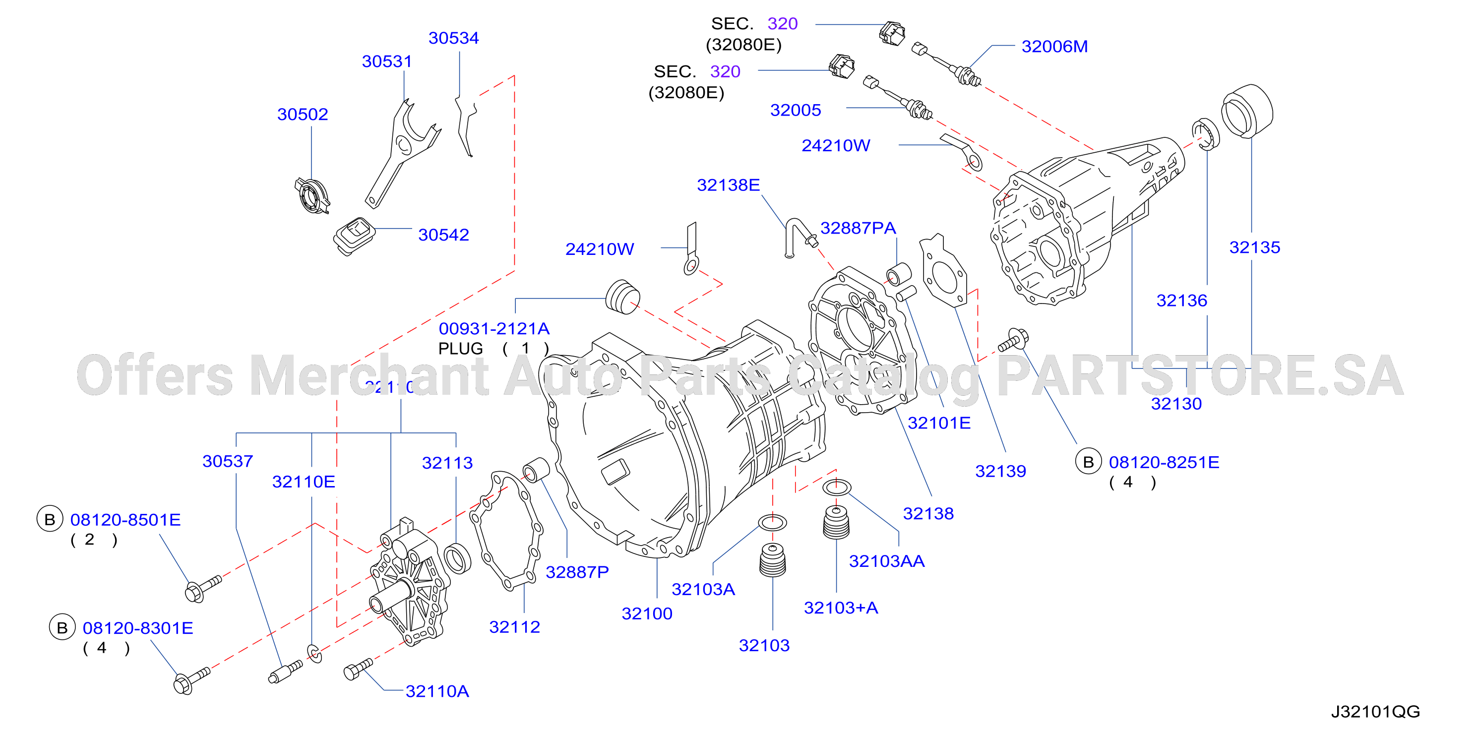 Transmission Case Clutch Release