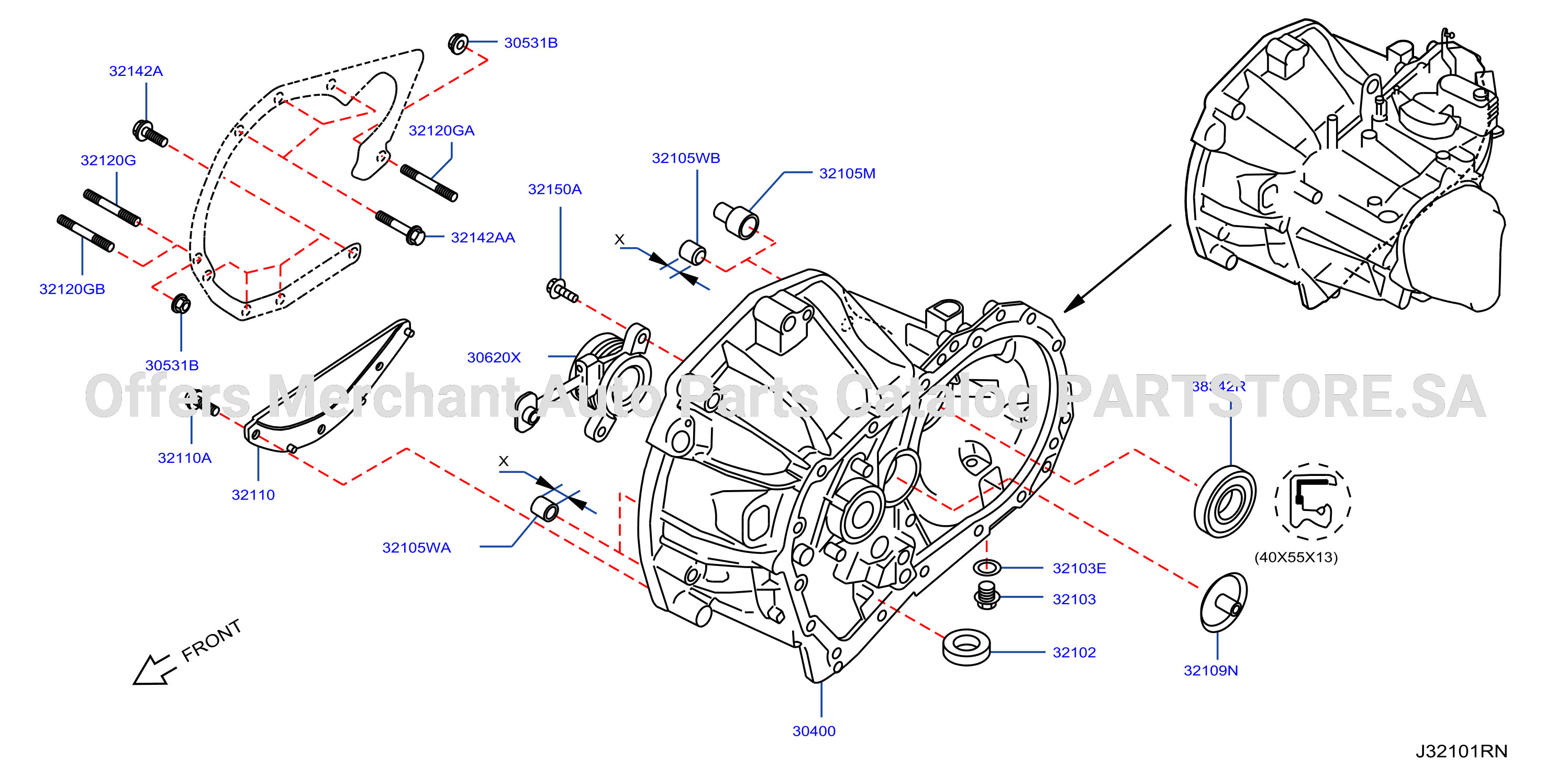 Transmission Case Clutch Release Clutch Case