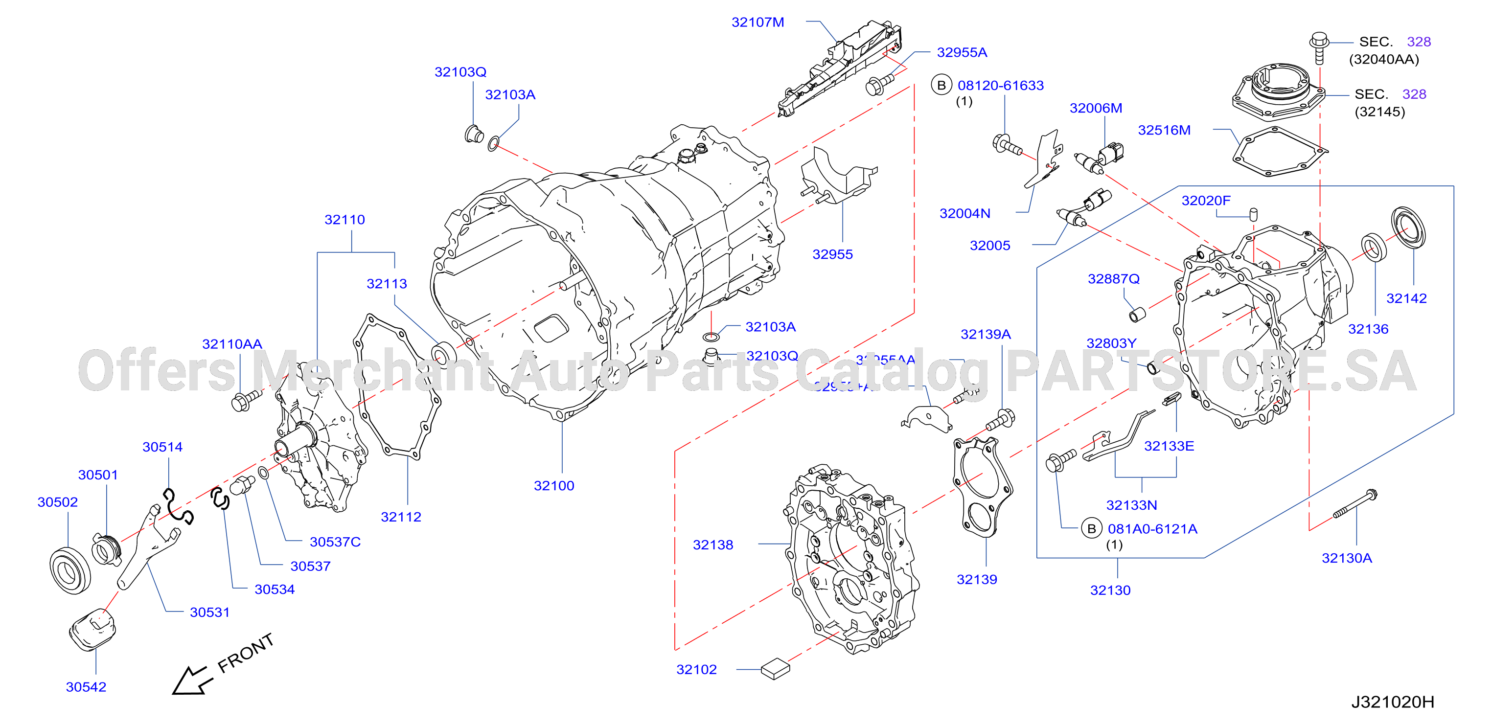 Transmission Case Clutch Release