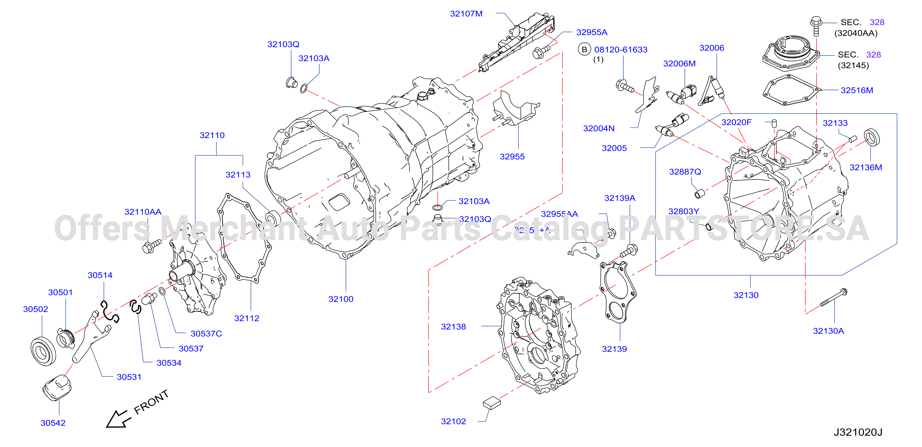 Transmission Case Clutch Release