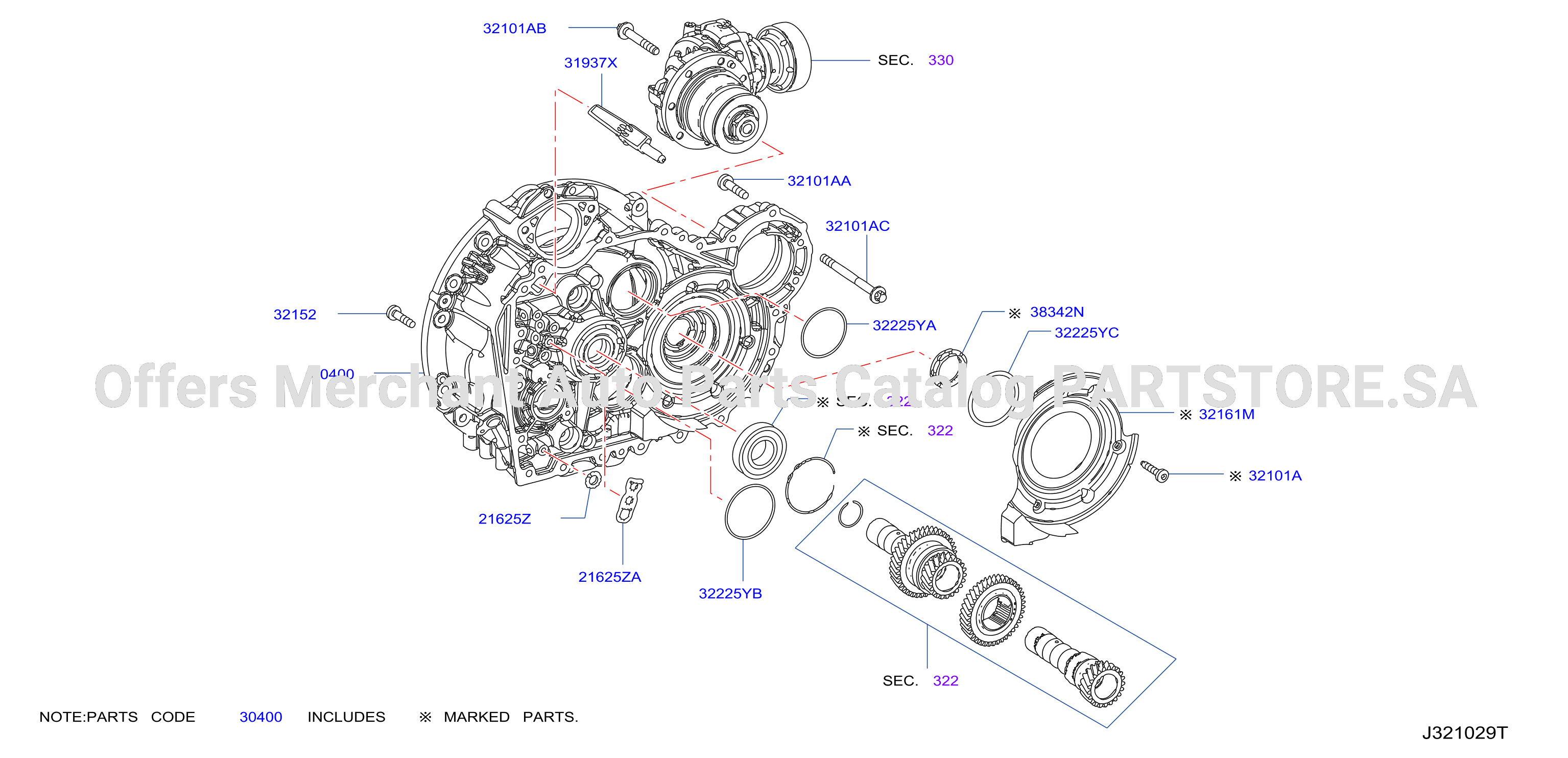 Transmission Case Clutch Release A Transmission Case And Cover 1