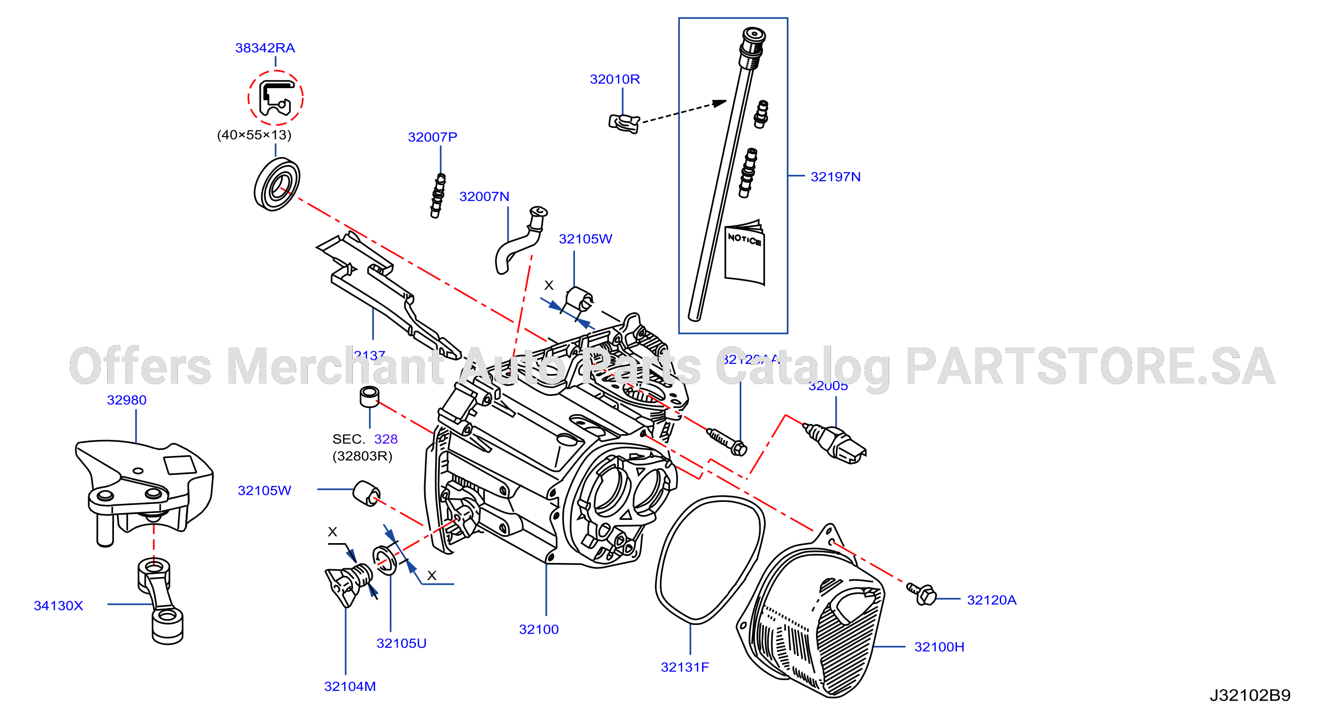 Transmission Case Clutch Release Transmission Case