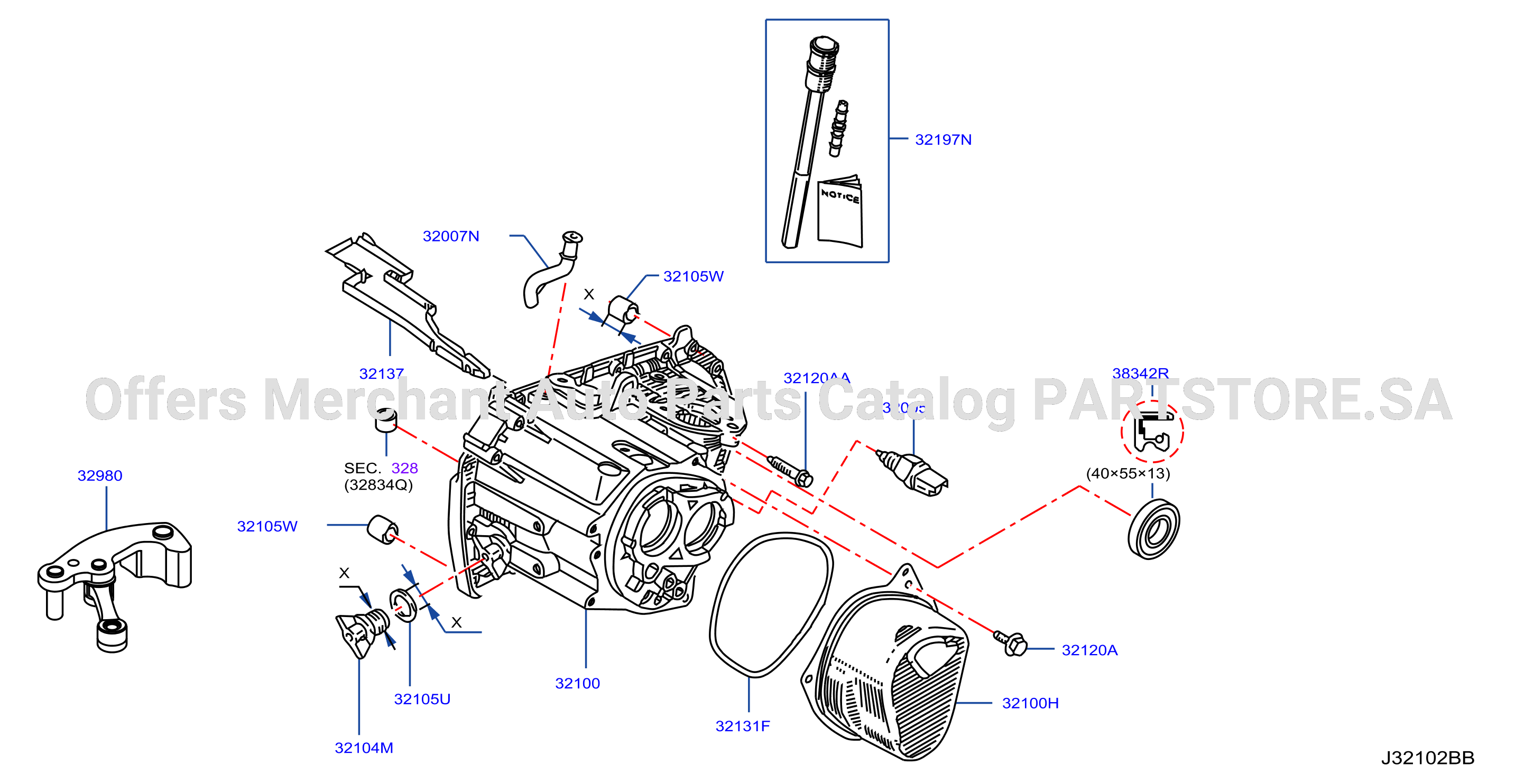 Transmission Case Clutch Release Transmission Case