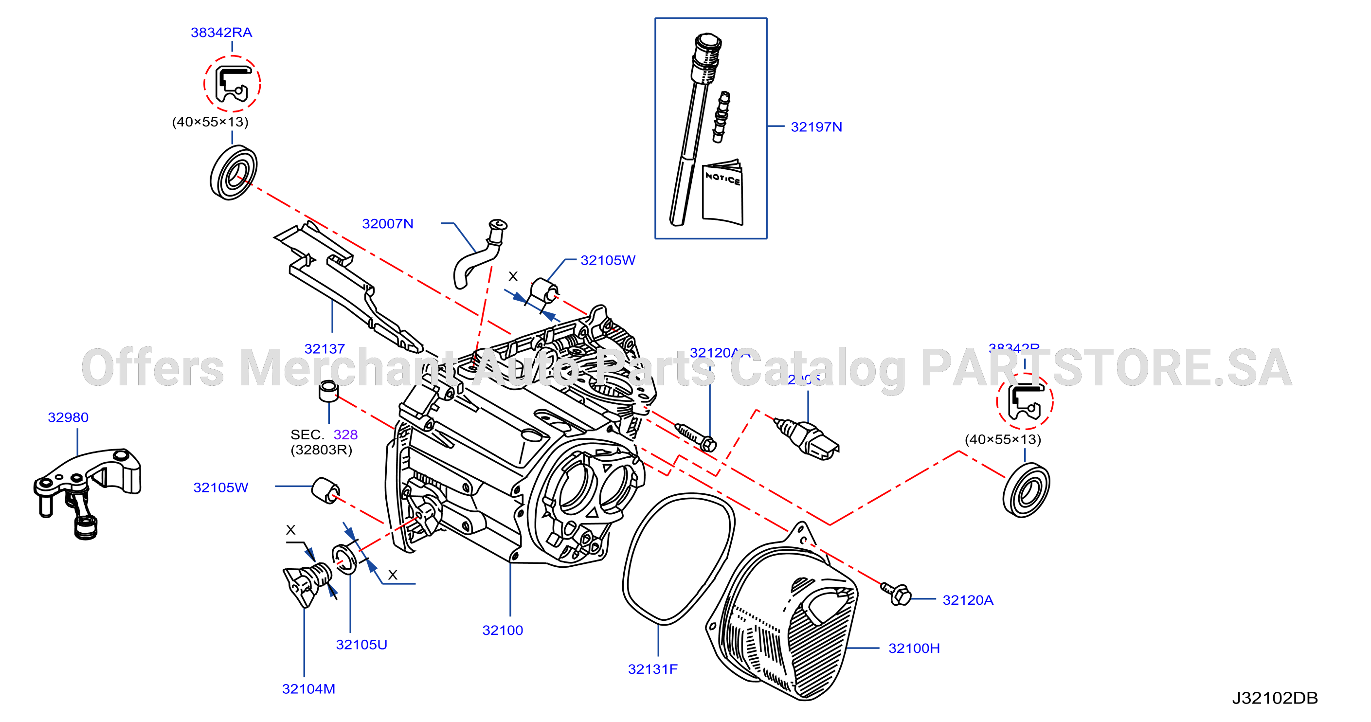 Transmission Case Clutch Release Transmission Case