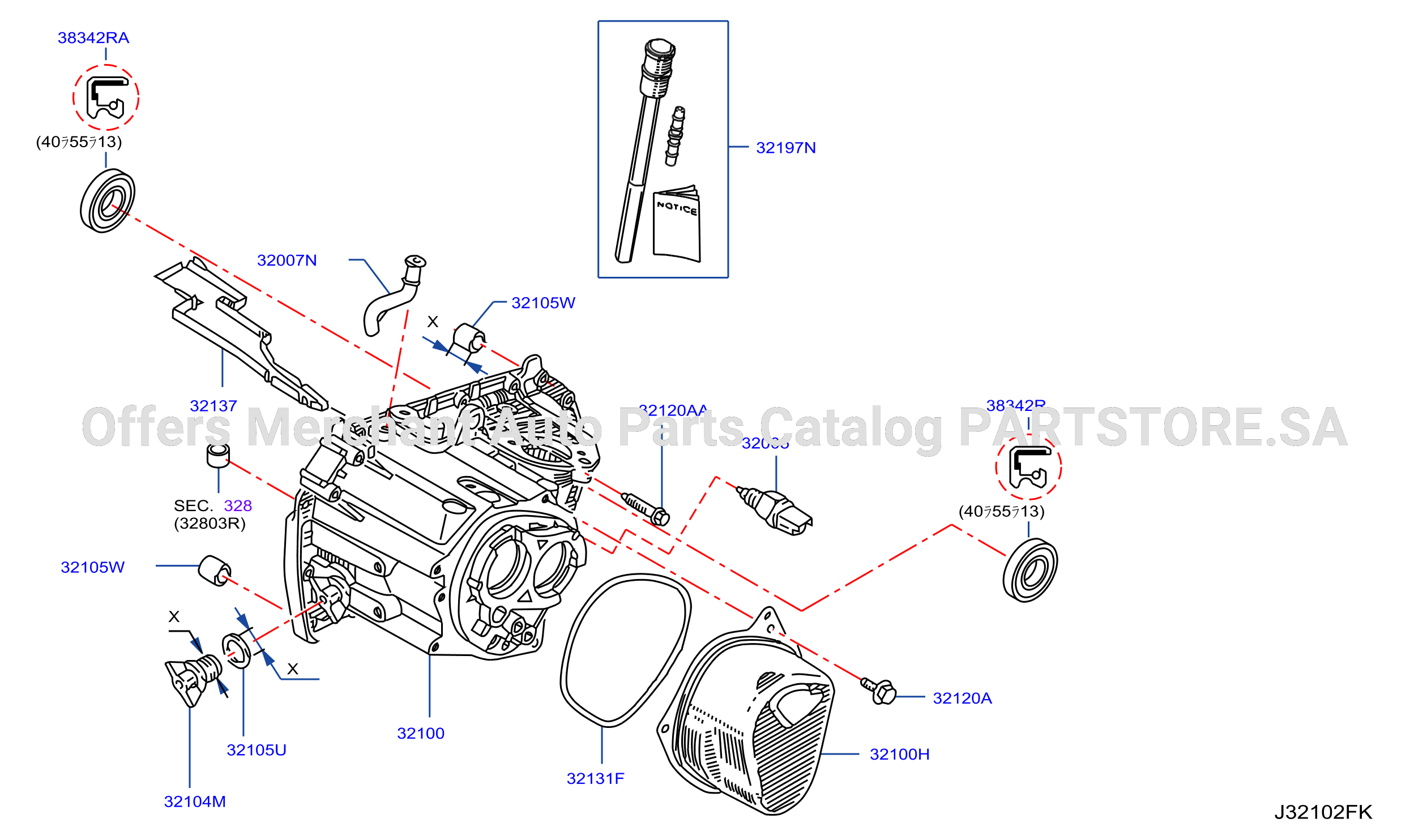 Transmission Case Clutch Release Transmission Case