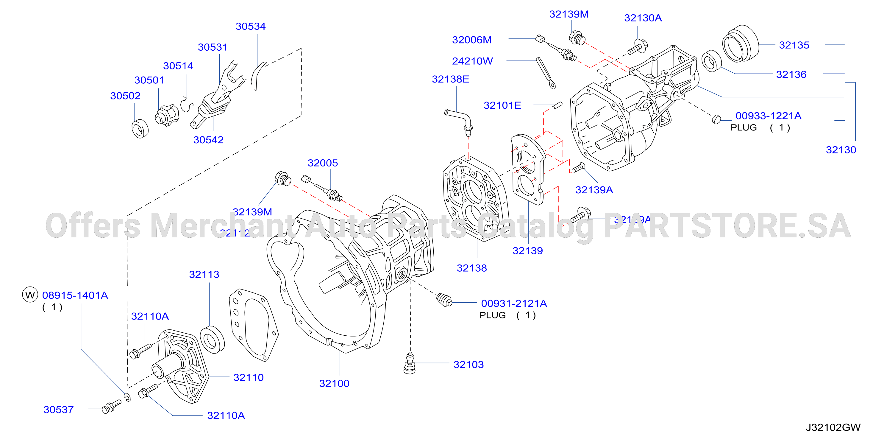 Transmission Case Clutch Release