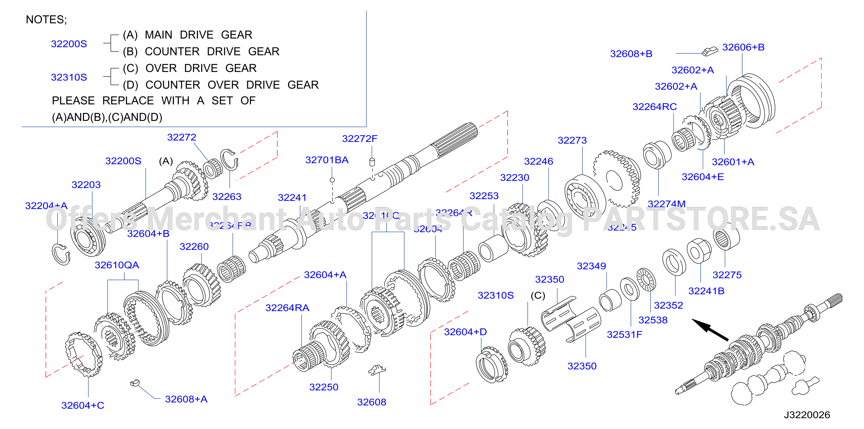 Transmission Gear Main Gear