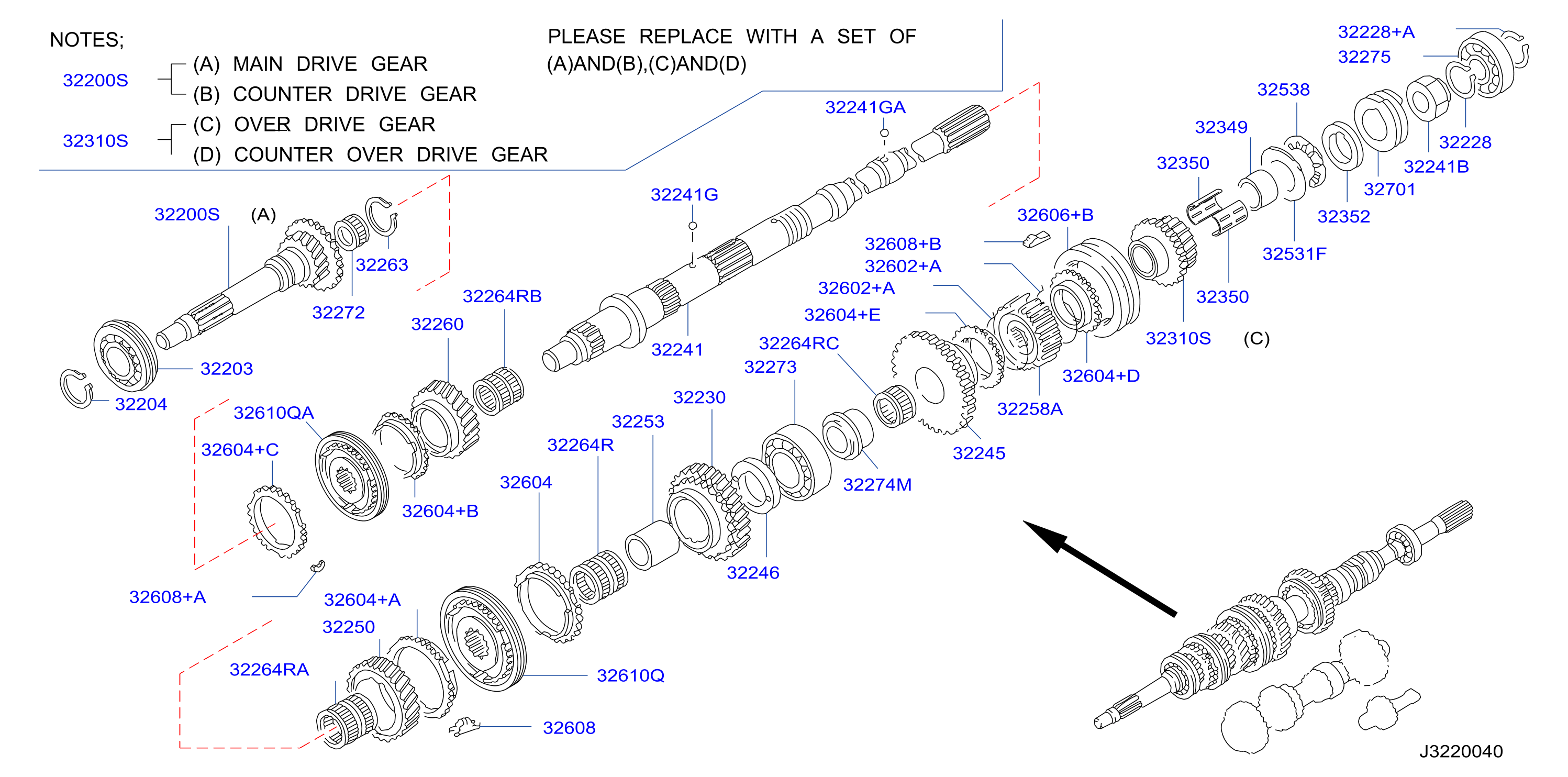 Transmission Gear Main Gear