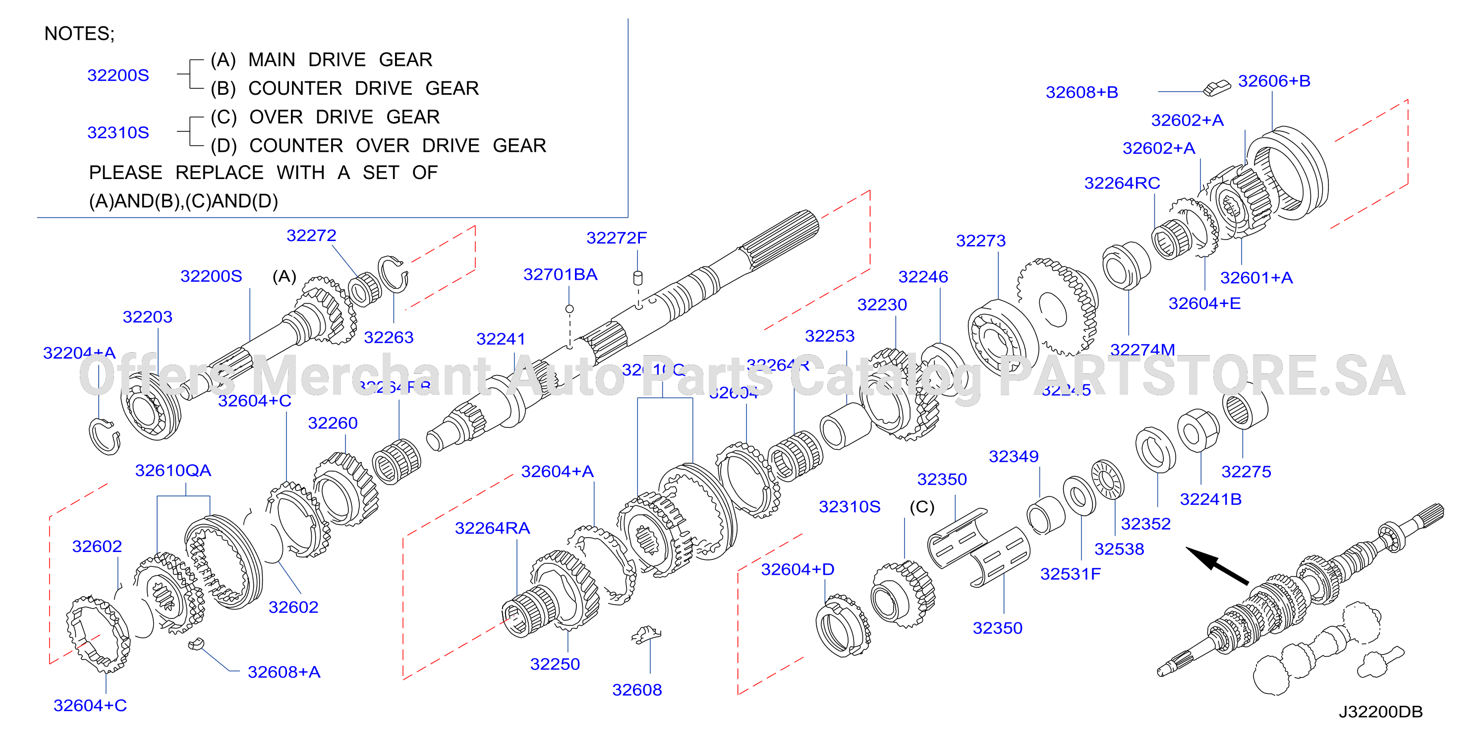 Transmission Gear Main Gear