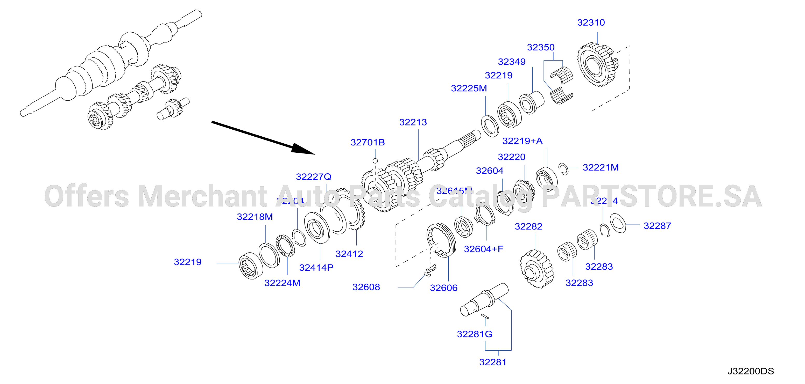 Transmission Gear Counter Gear
