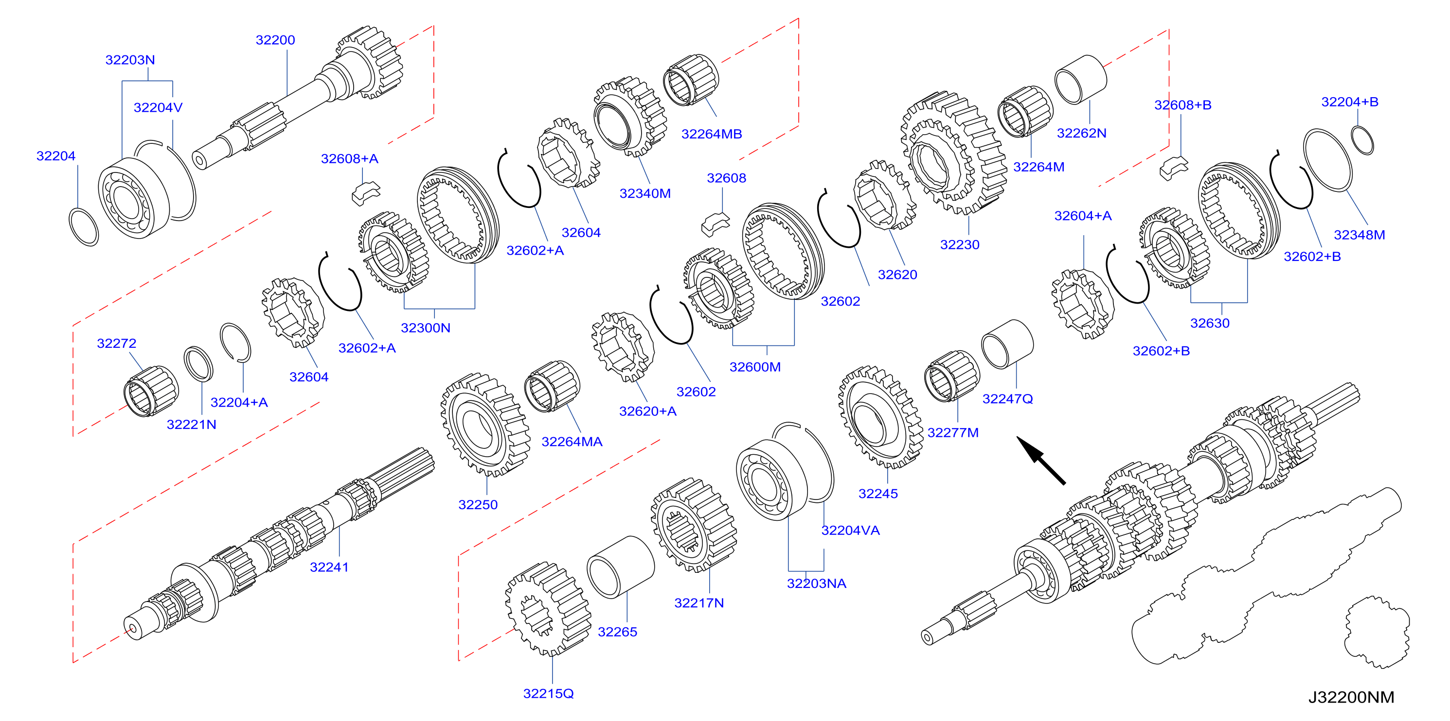 Transmission Gear 6Mt Main Shaft