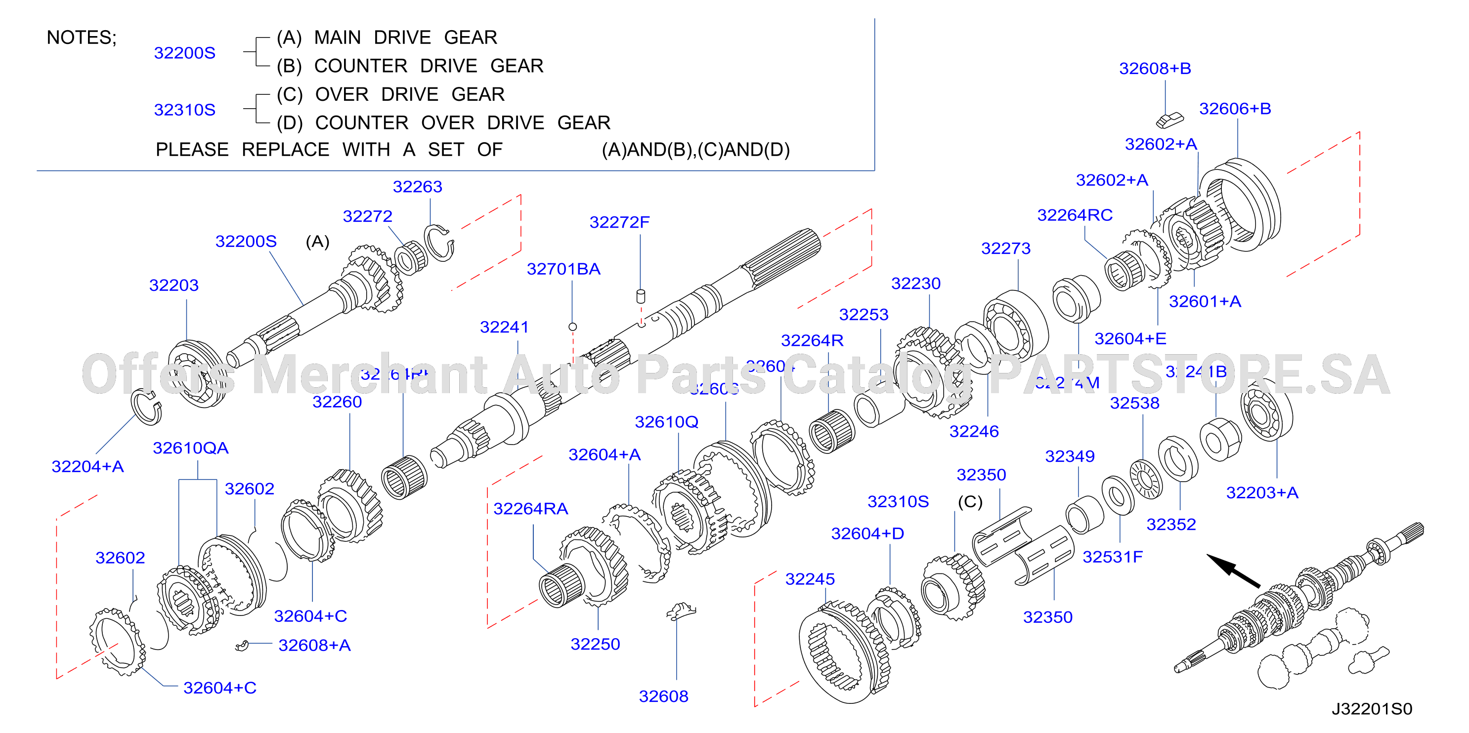 Transmission Gear Main Gear