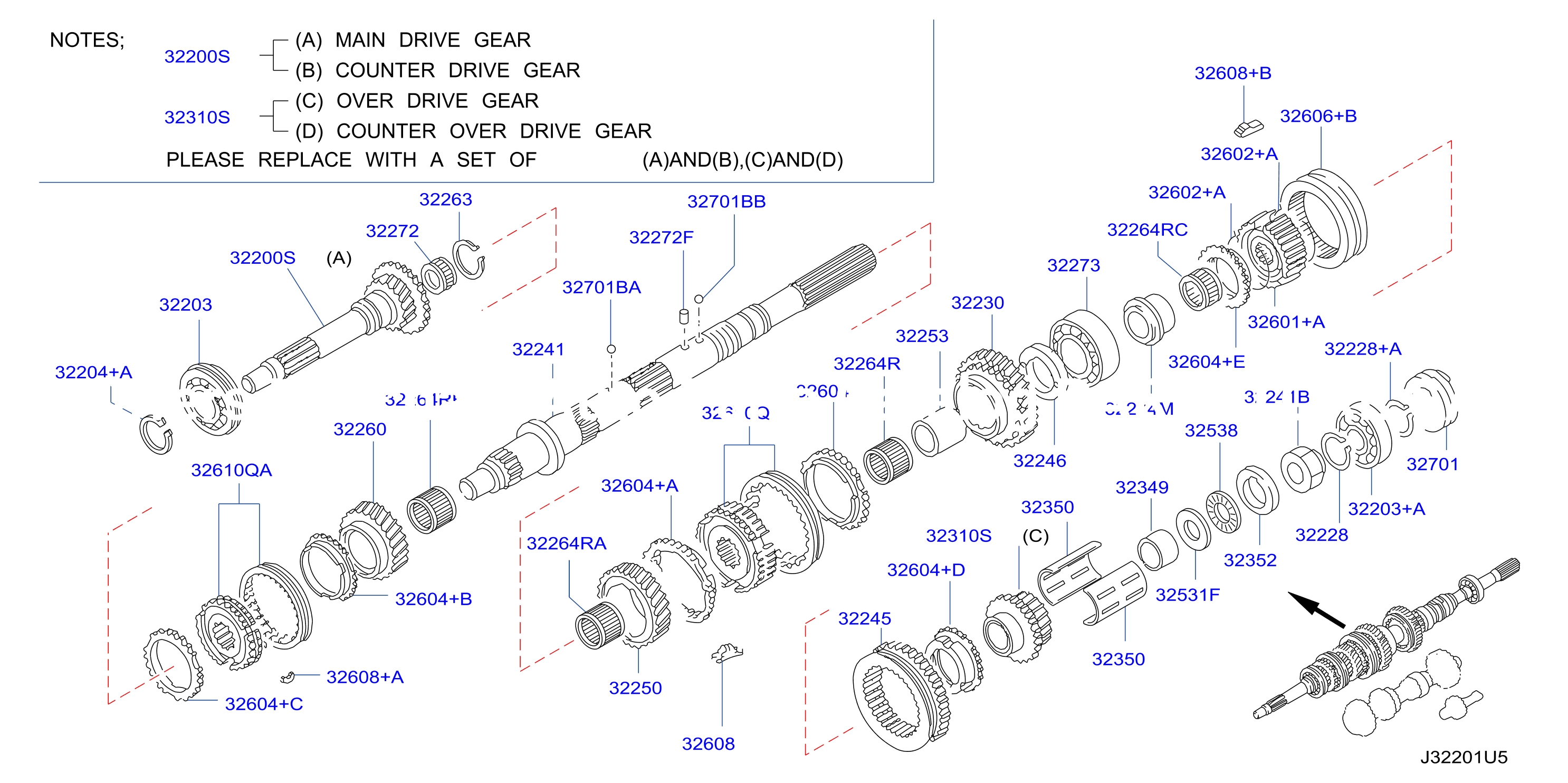 Transmission Gear Main Gear