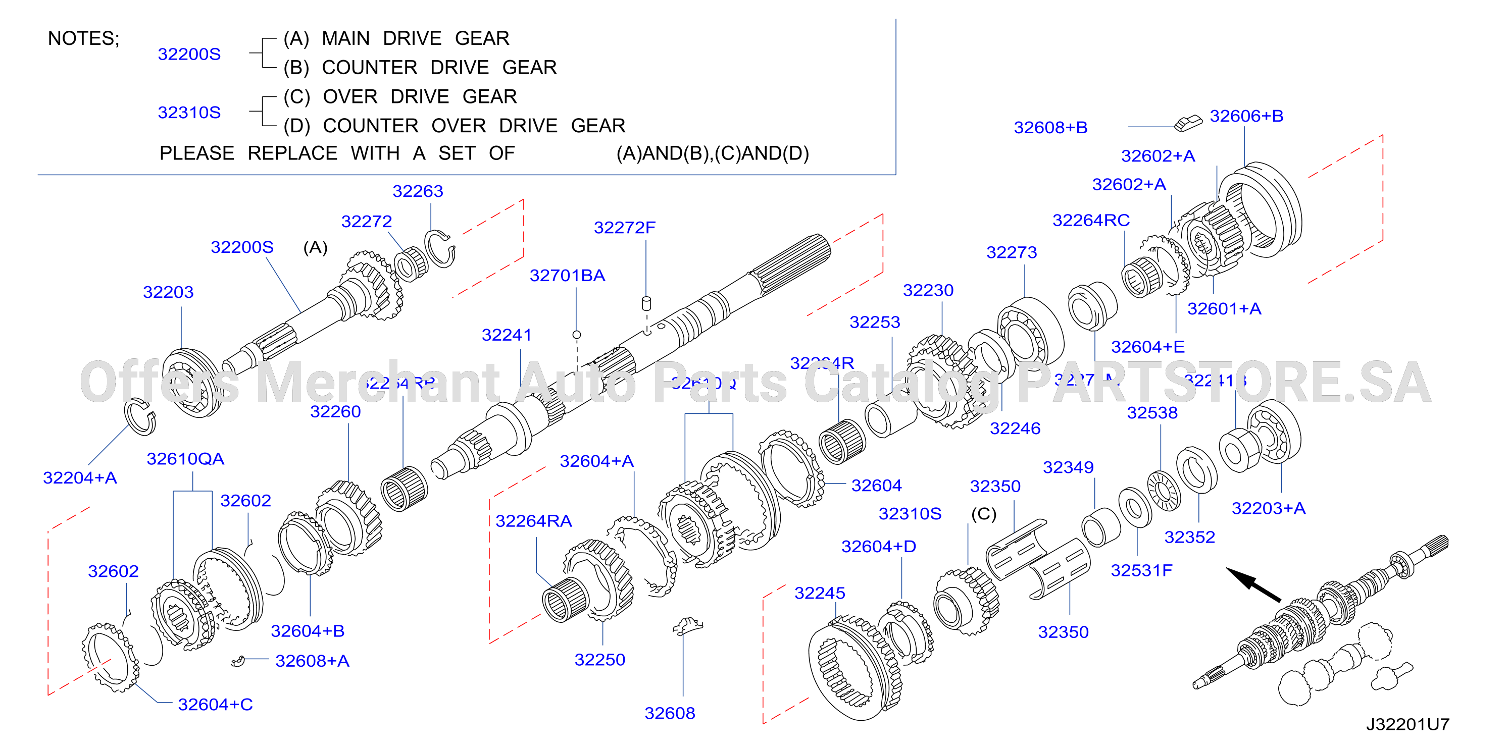 Transmission Gear Main Gear