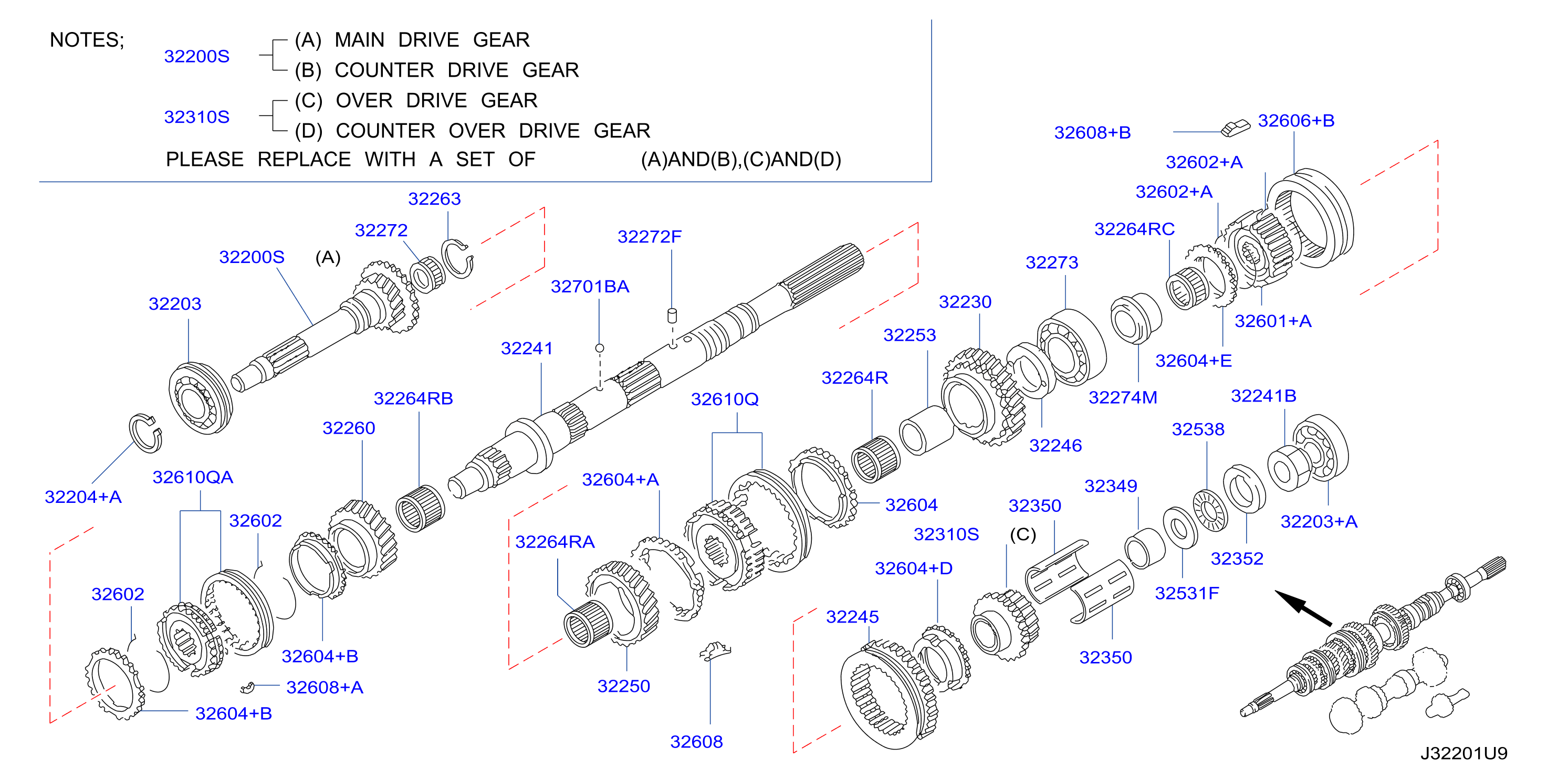 Transmission Gear Main Gear