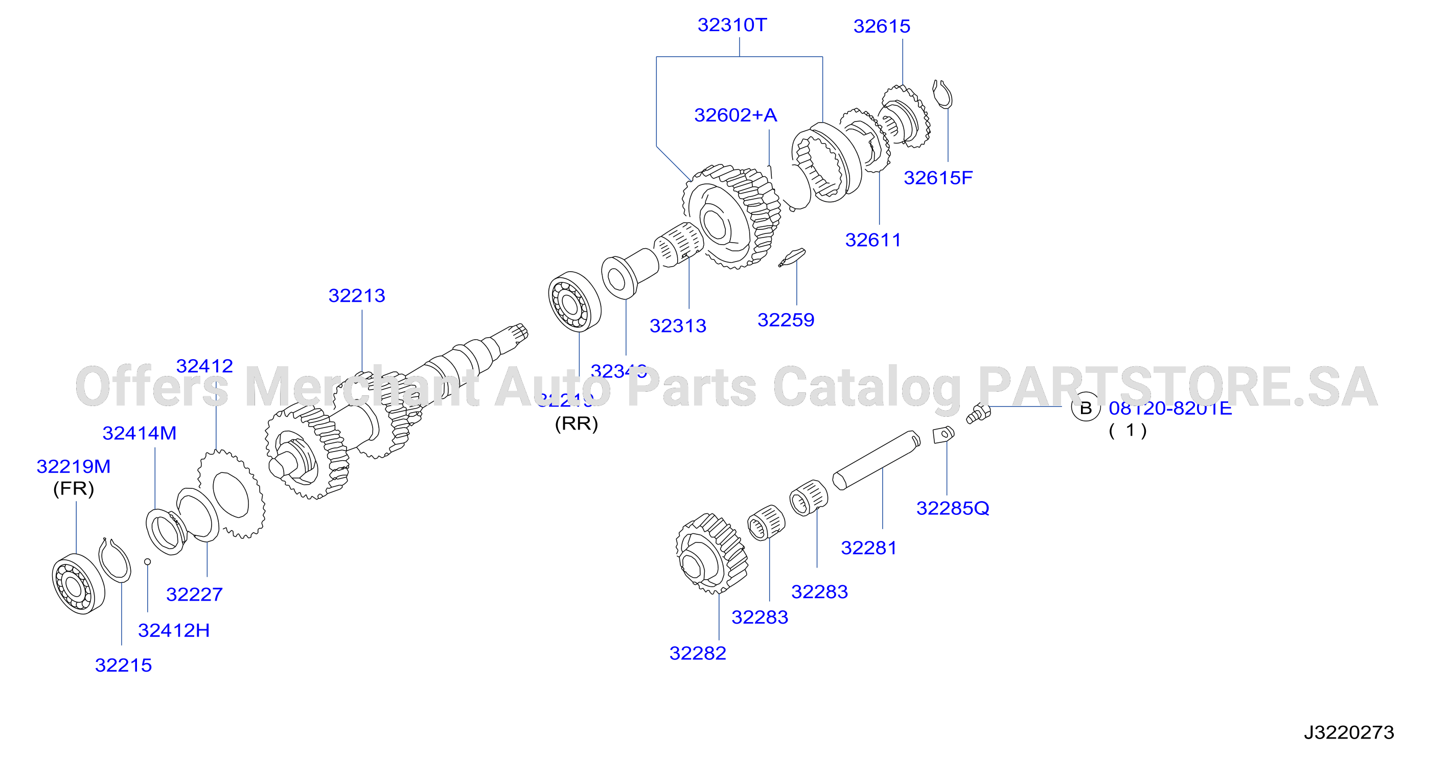 Transmission Gear Counter Gear